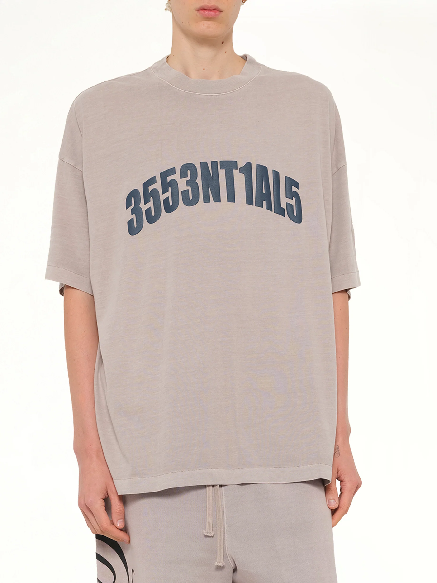 3553NTIAL5 T-Shirt in Smoke Grey - Image 6