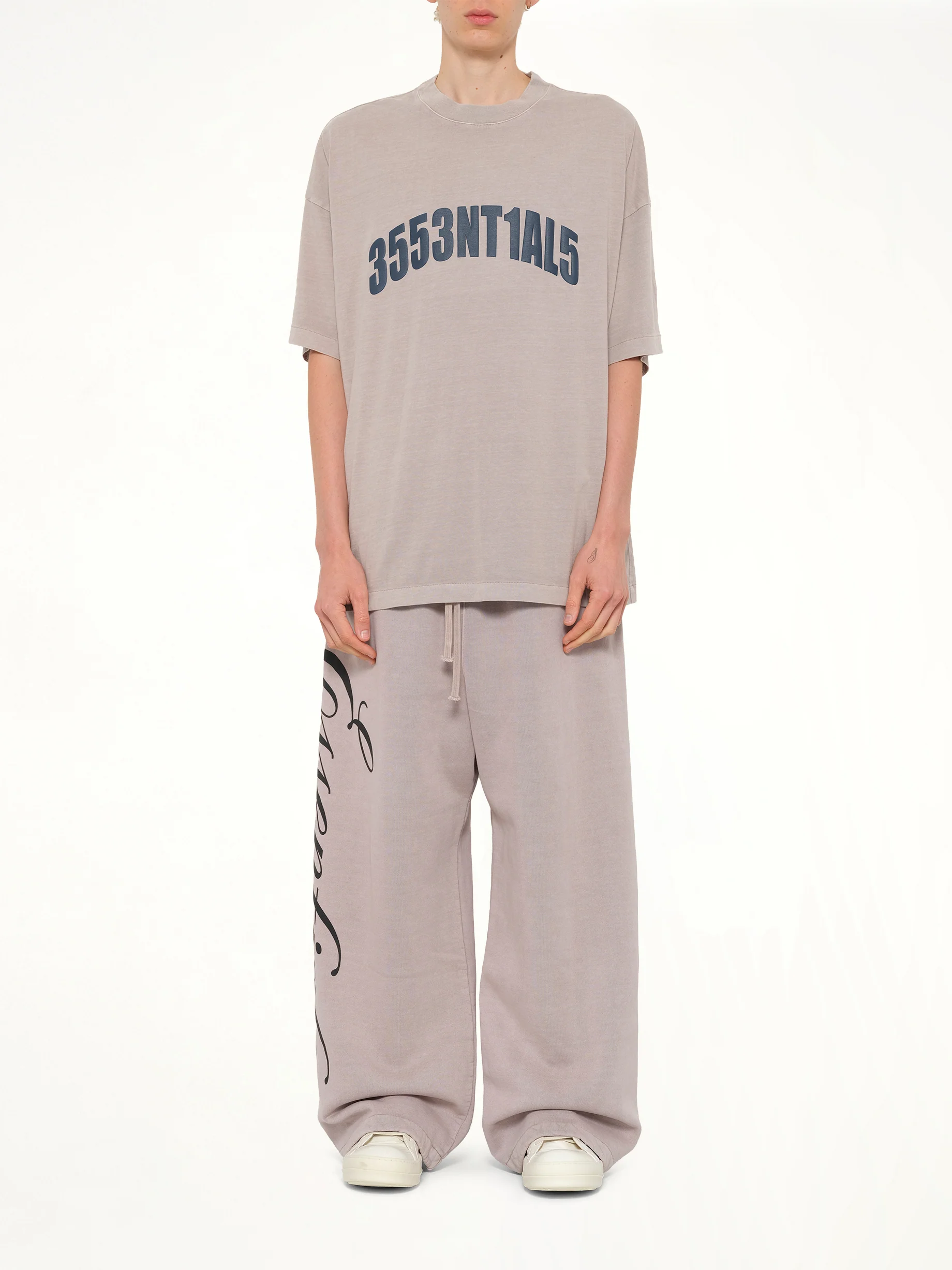 3553NTIAL5 T-Shirt in Smoke Grey - Image 7
