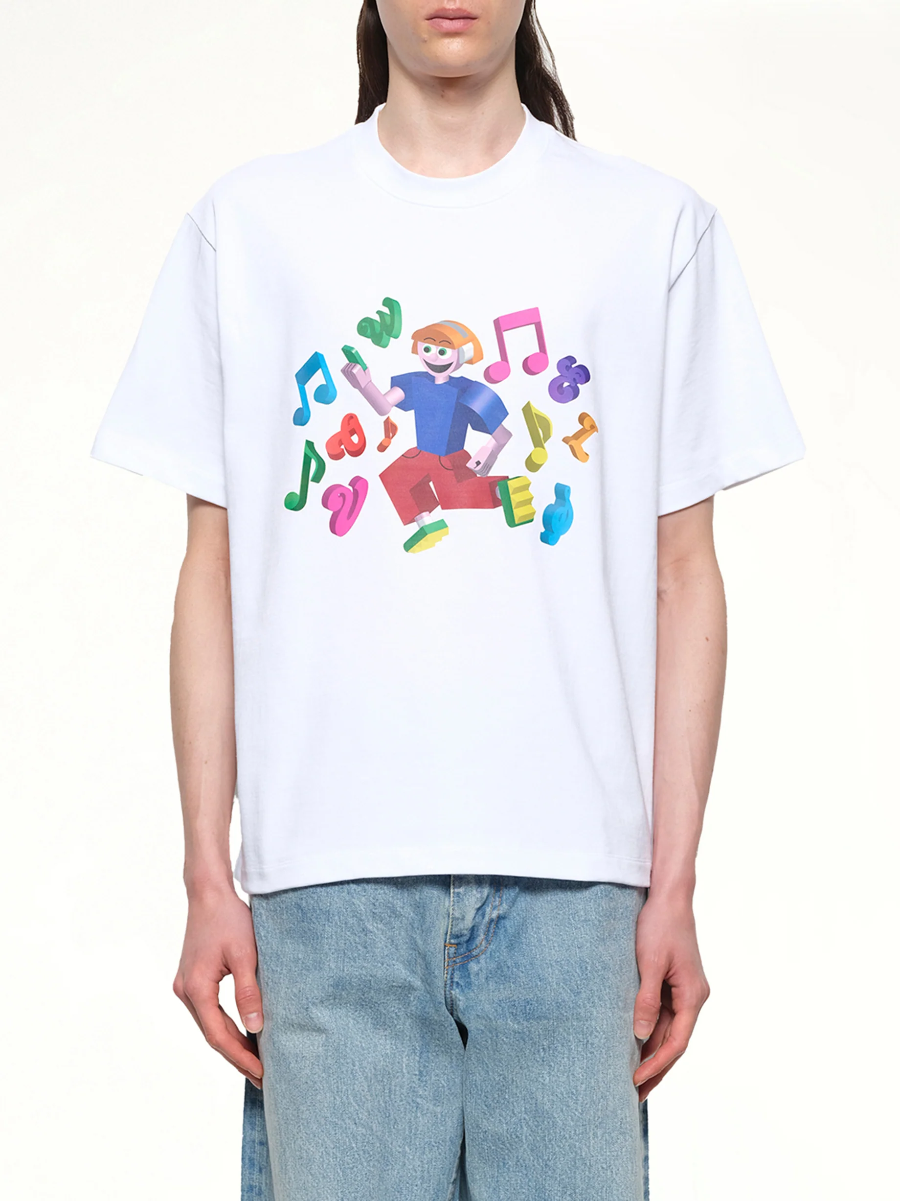 3D T-Shirt in White