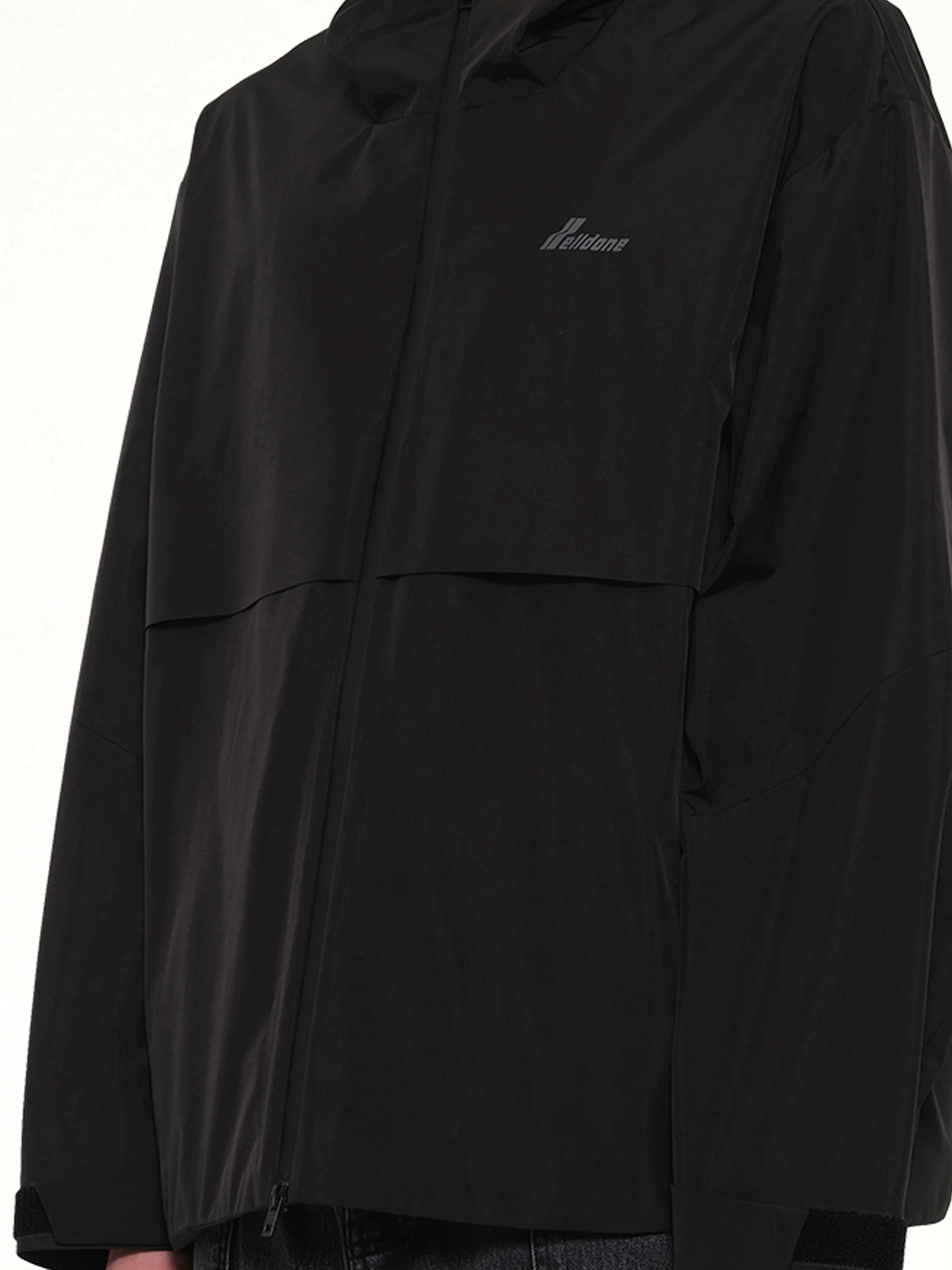 3L Shell Hoodie Jacket in Black - Image 6