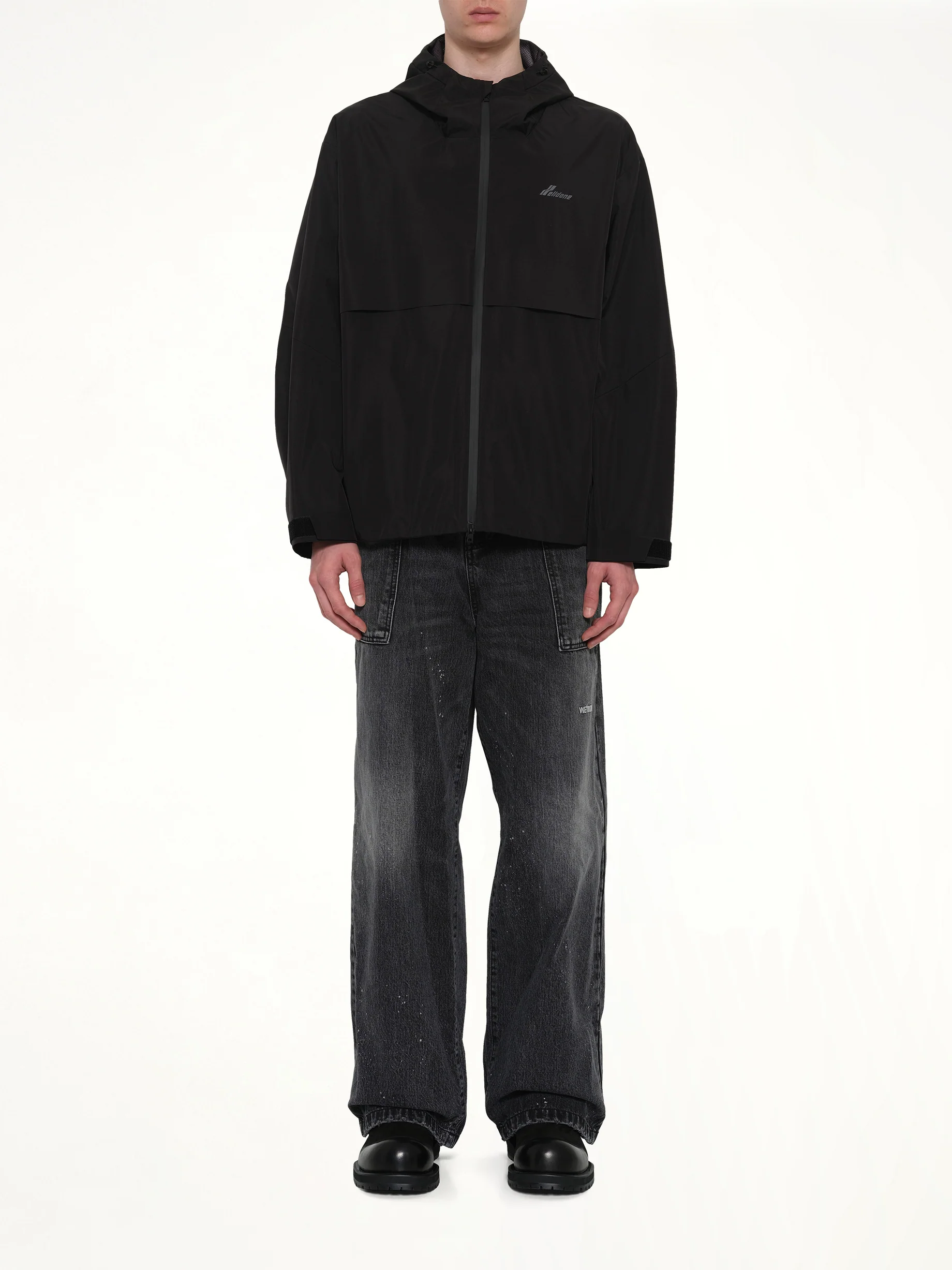 3L Shell Hoodie Jacket in Black - Image 7