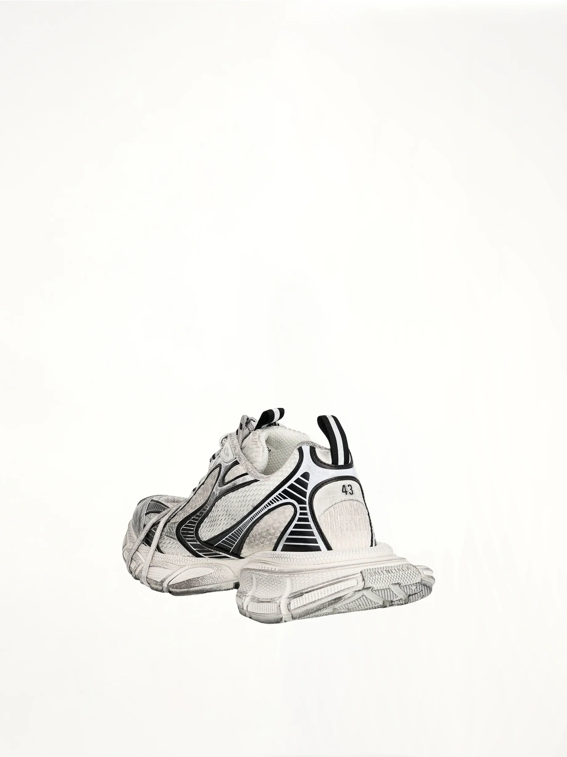 3XL Sneaker in White/Black - Image 3