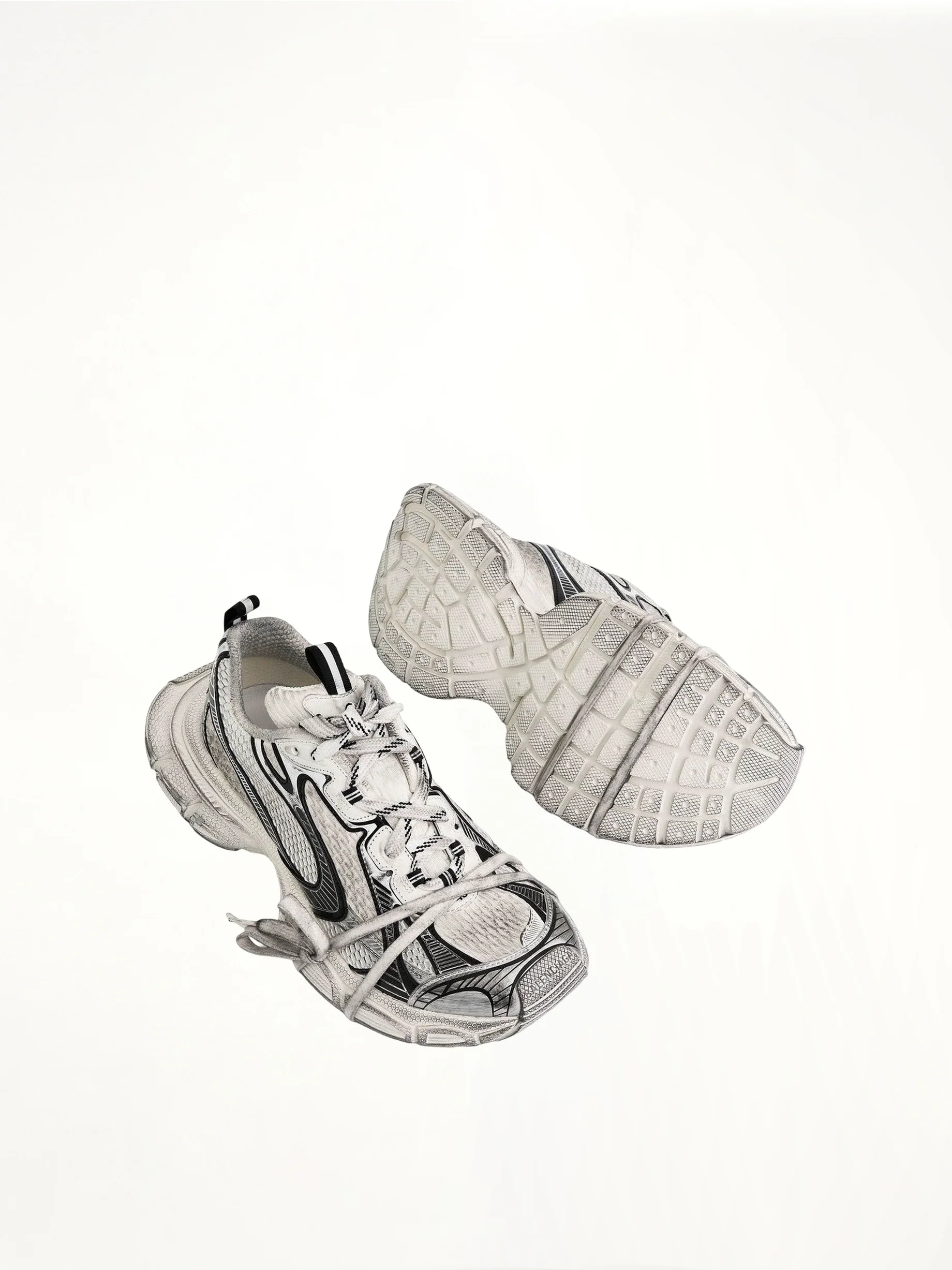3XL Sneaker in White/Black - Image 4