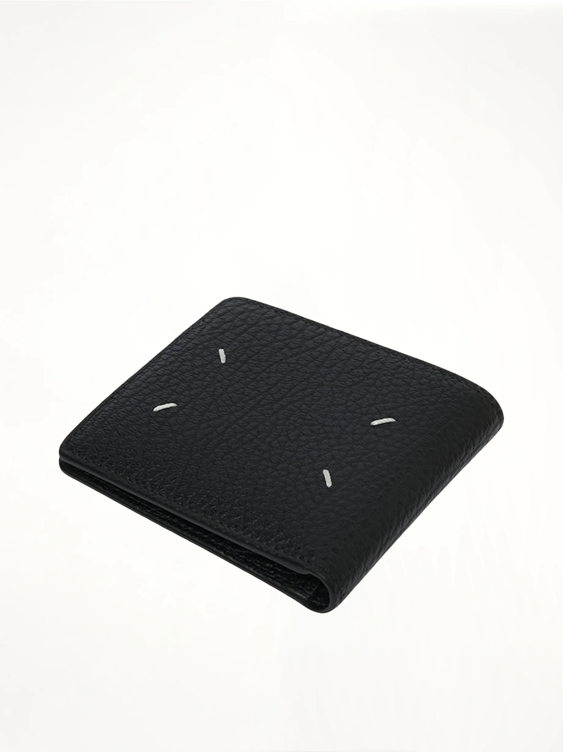 4 Stitch Bifold Wallet in Black - Image 3