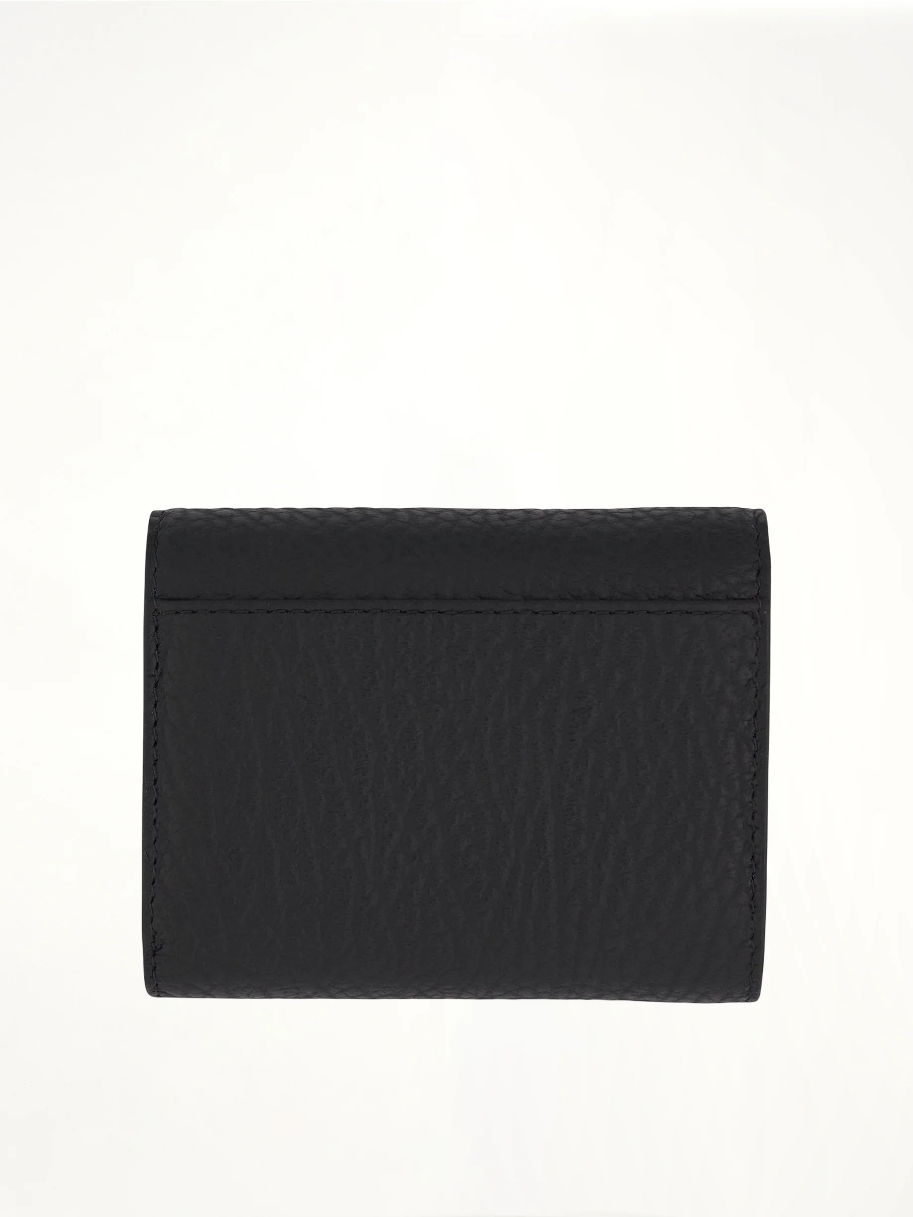 Four Stitches Tri Fold Wallet in Black - Image 3