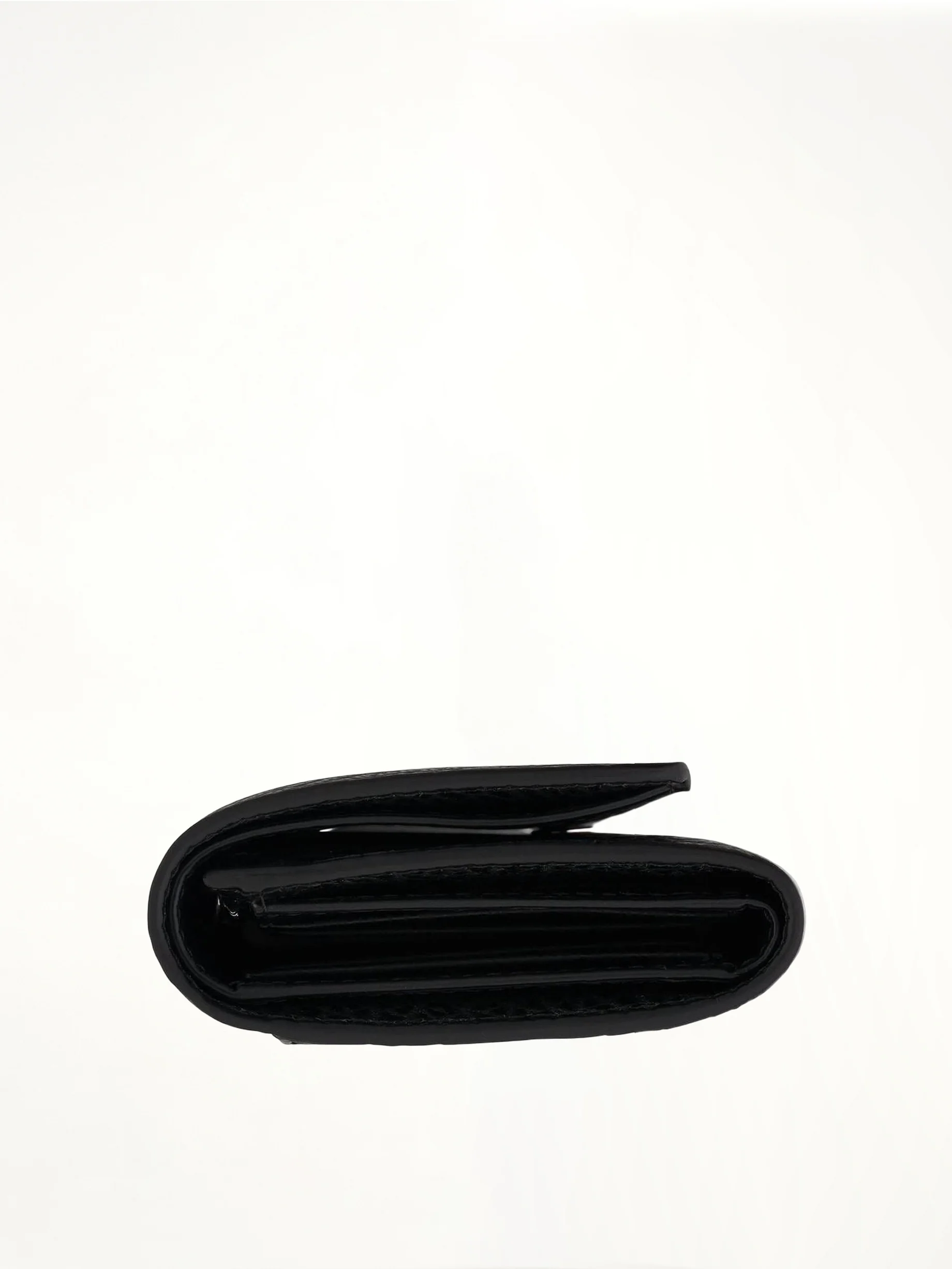 Four Stitches Tri Fold Wallet in Black - Image 5