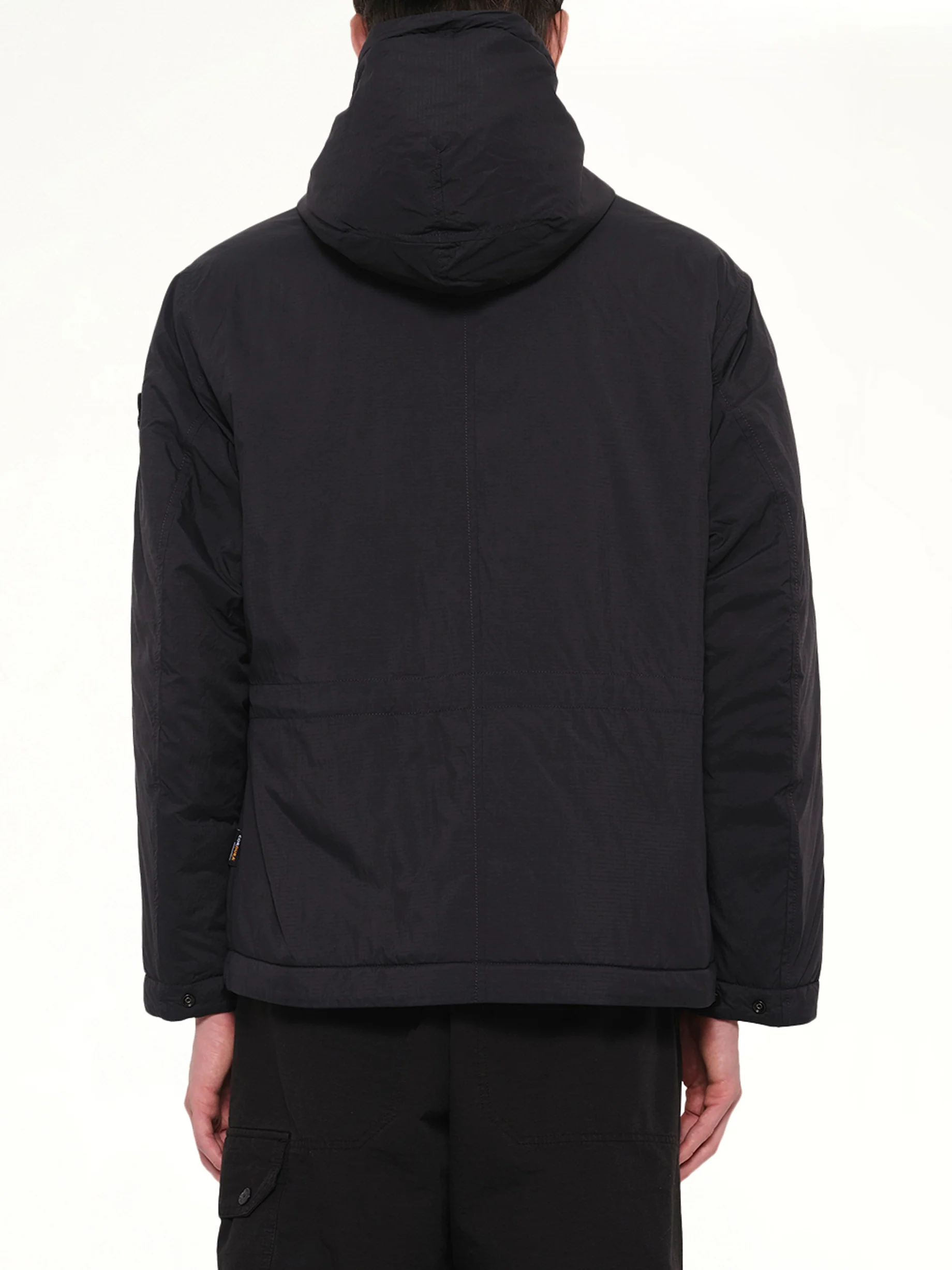 4100018 Ripstop Short Parka in Black - Image 5