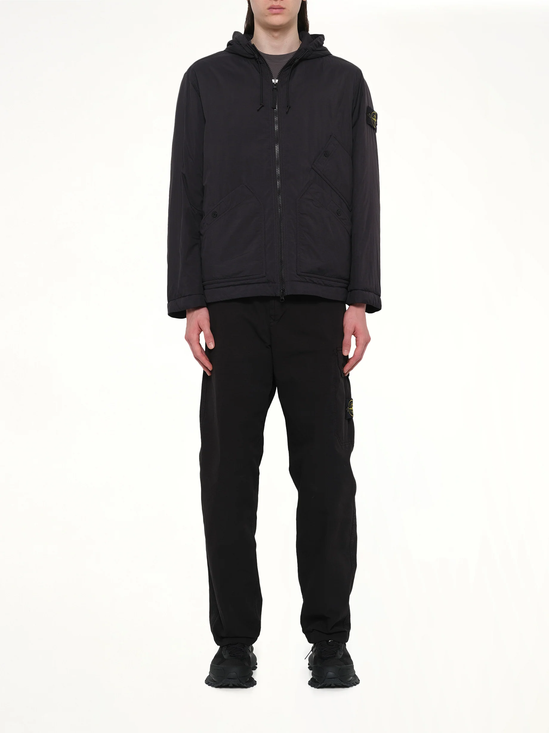 4100018 Ripstop Short Parka in Black - Image 7