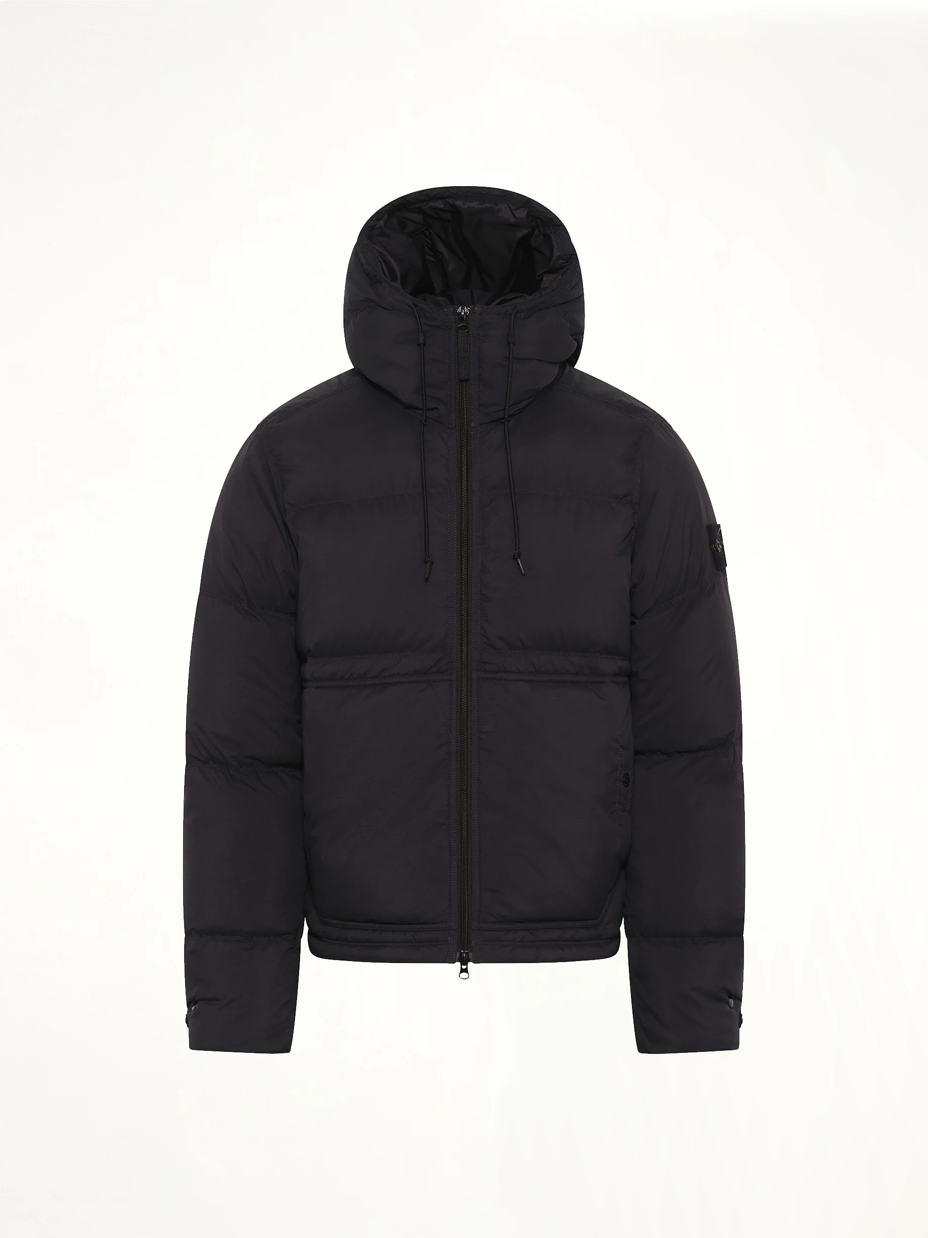 4100019 Ripstop Short Parka in Black - Image 2