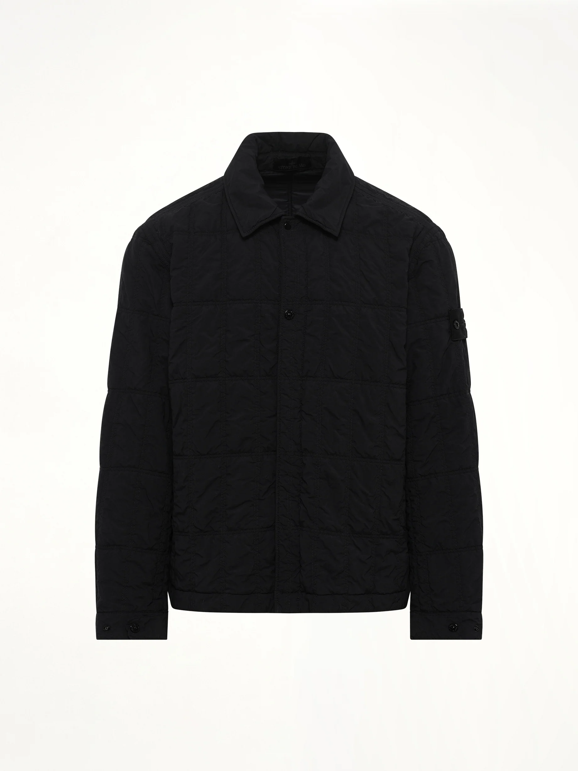410009 Nylon Smerigliato Jacket in Black - Image 2