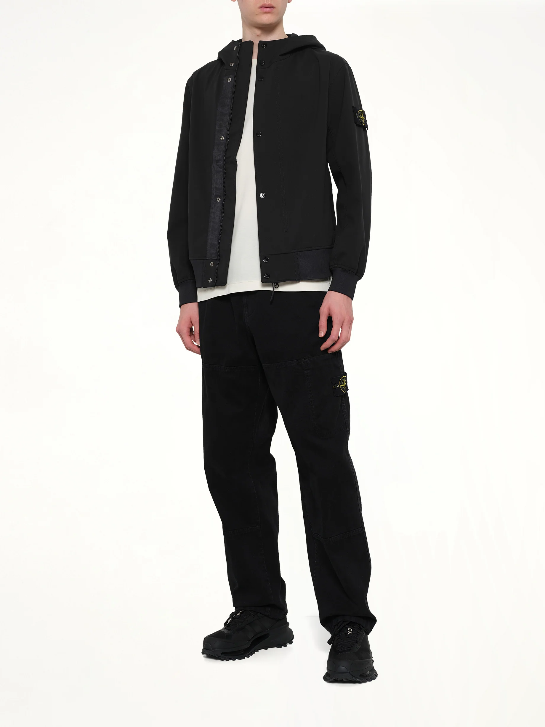 4100118 Short Parka in Black - Image 4