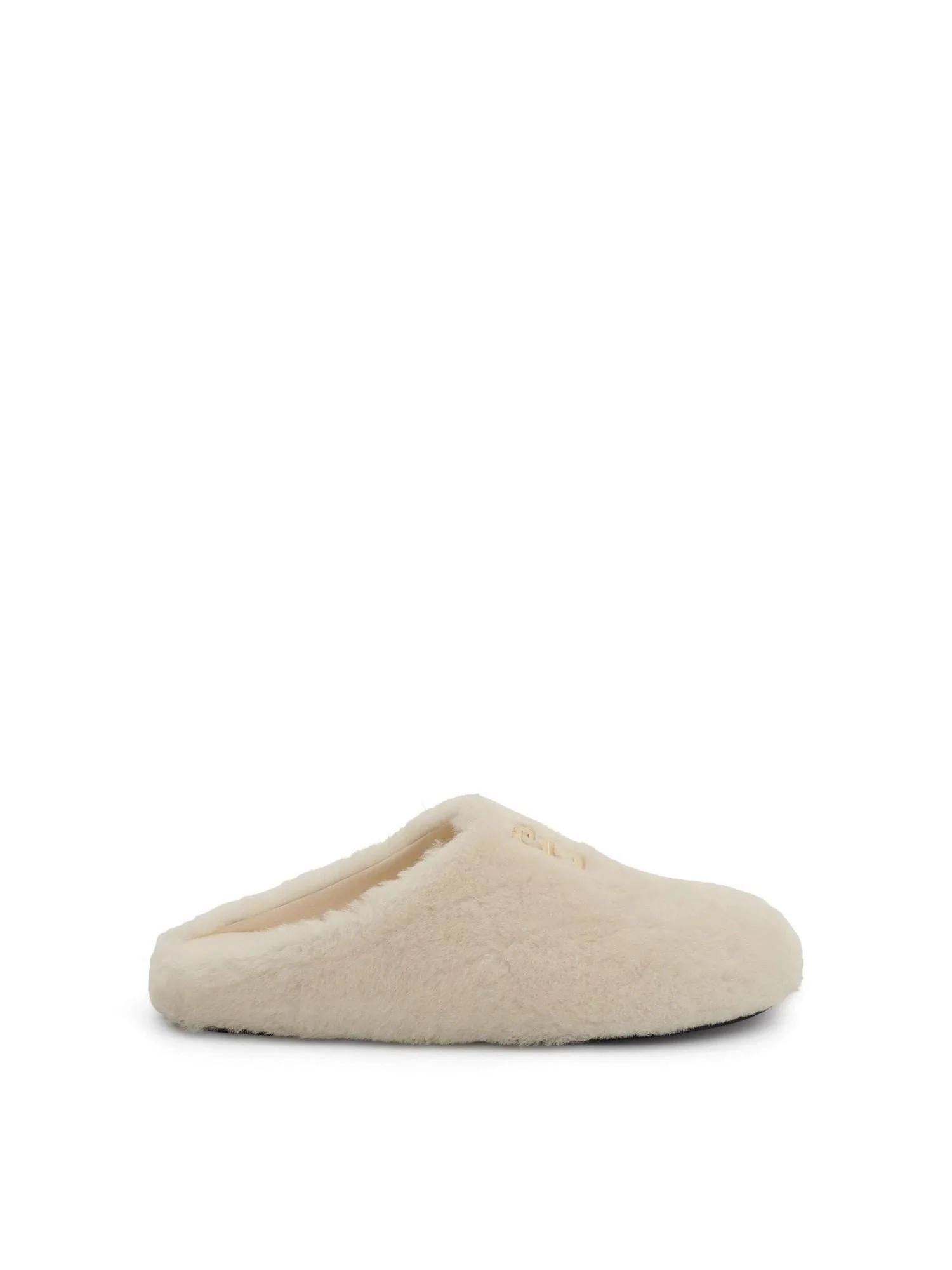 4G Shearling Slip On in Ivory