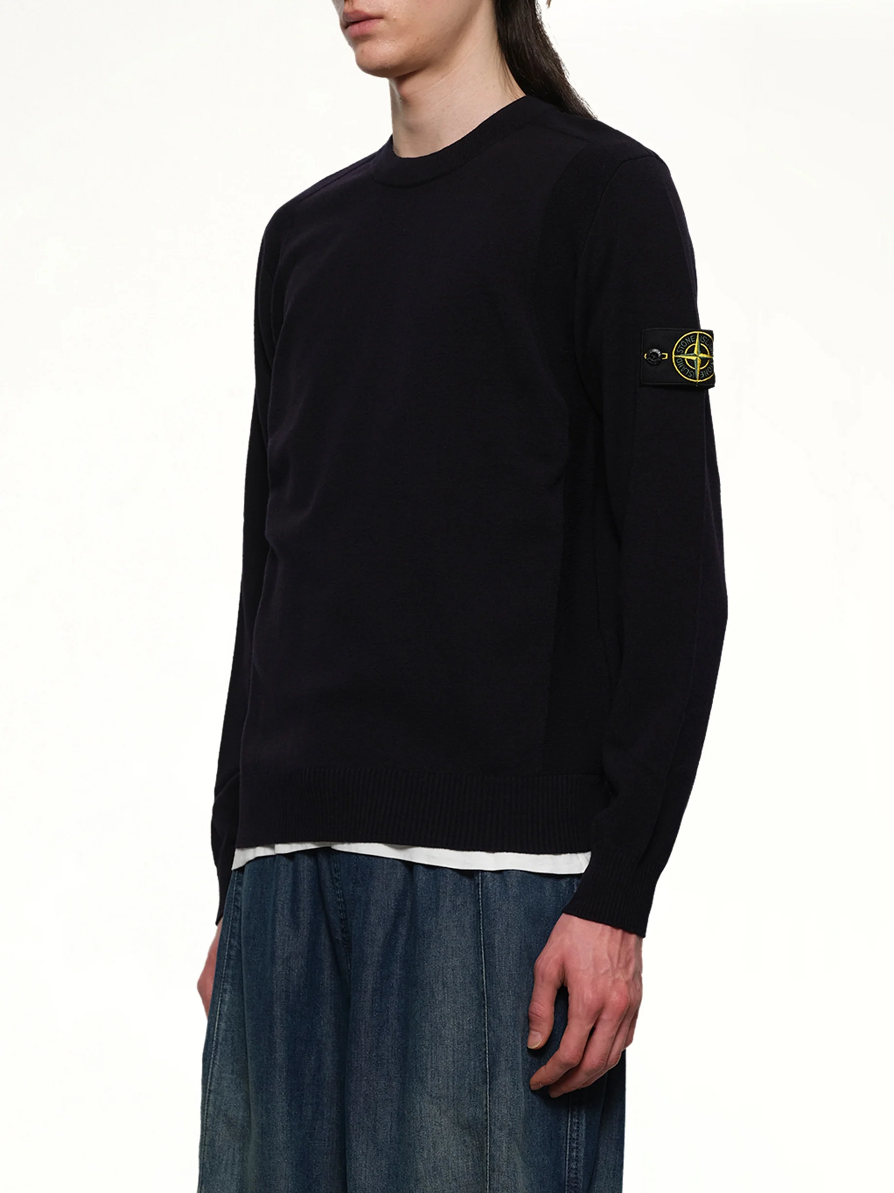 510000 Crewneck Sweatshirt in Navy Blue - Image 3