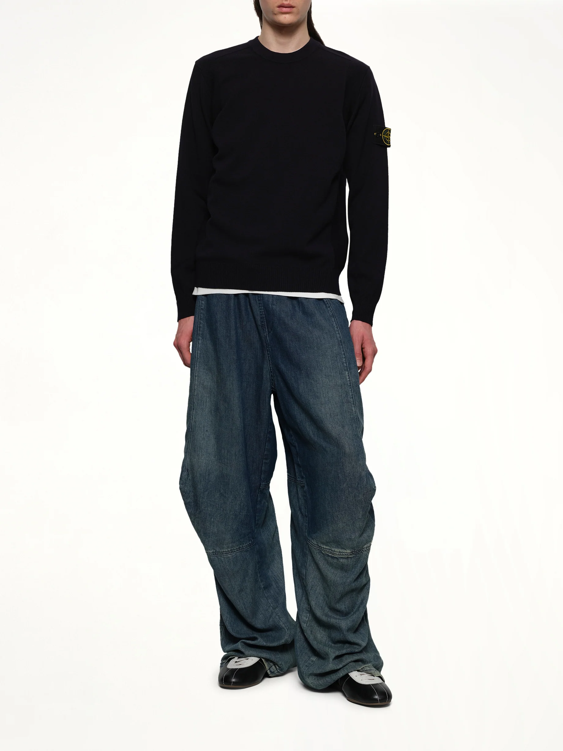 510000 Crewneck Sweatshirt in Navy Blue - Image 4