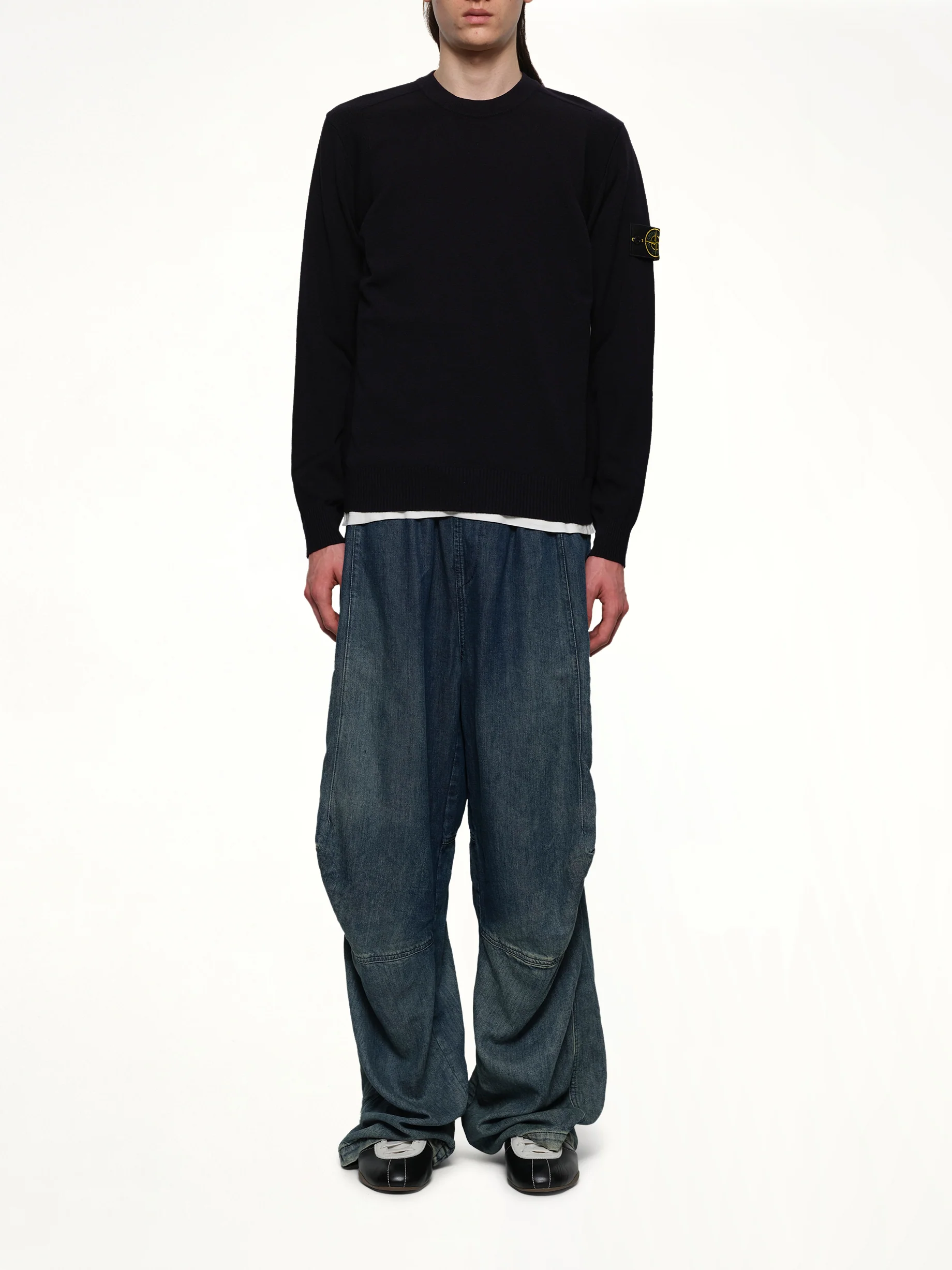 510000 Crewneck Sweatshirt in Navy Blue - Image 7