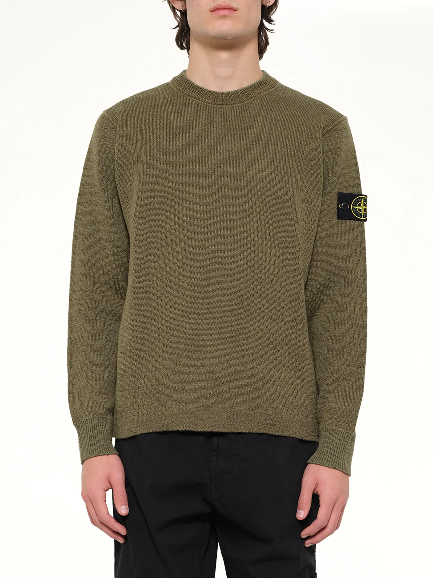 5100015 Crew Neck in Military Green