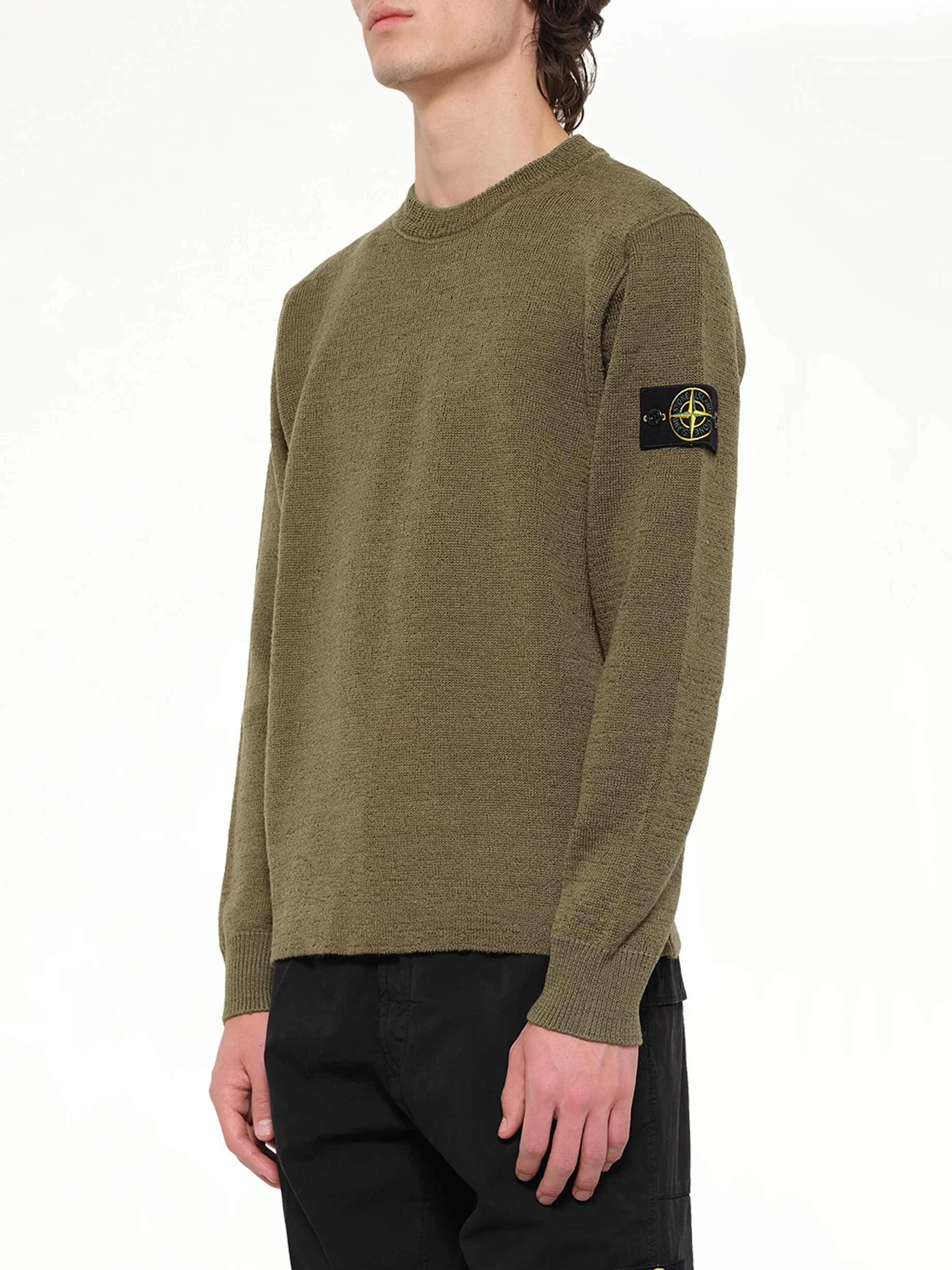 5100015 Crew Neck in Military Green - Image 3
