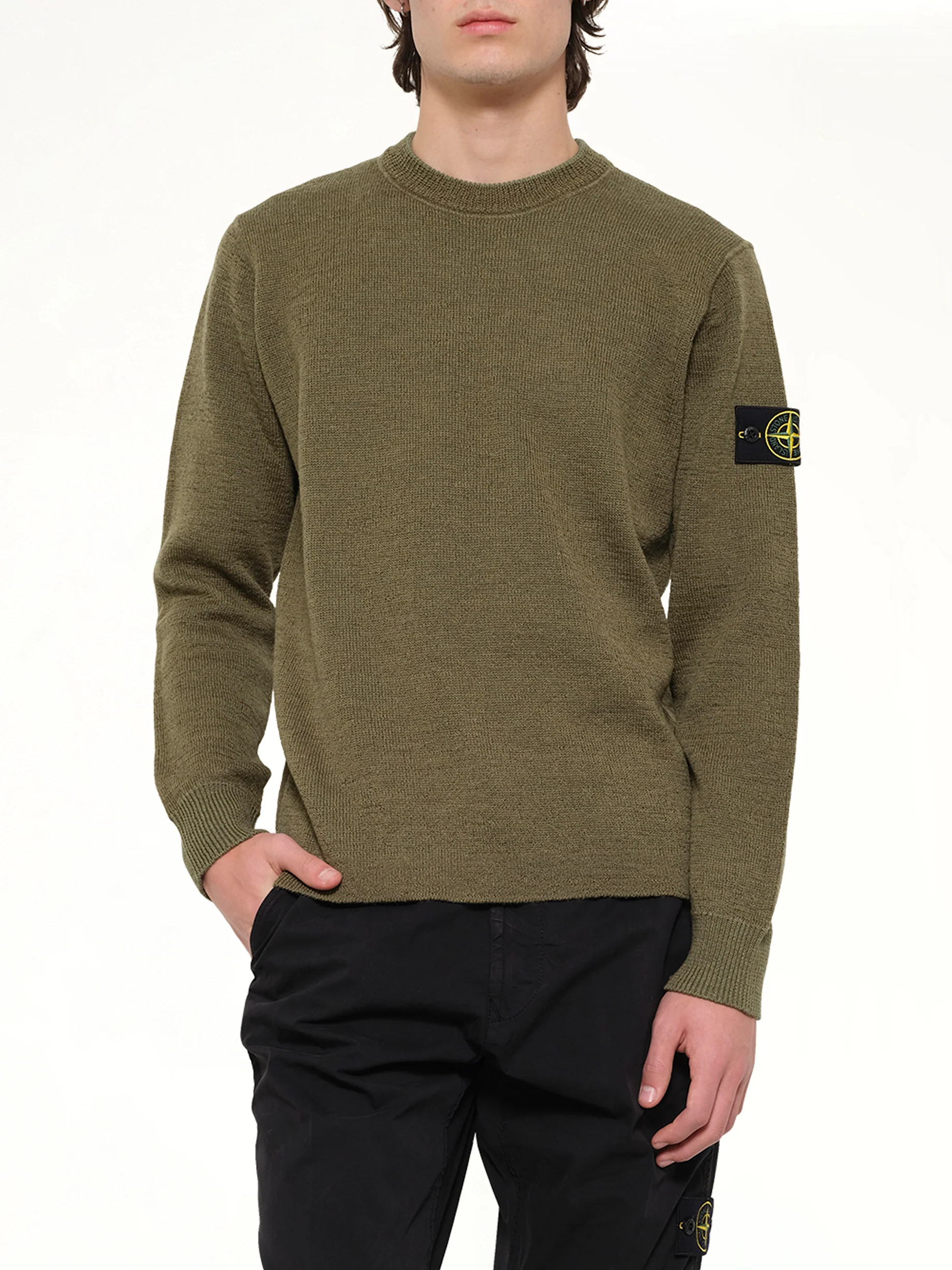 5100015 Crew Neck in Military Green - Image 6