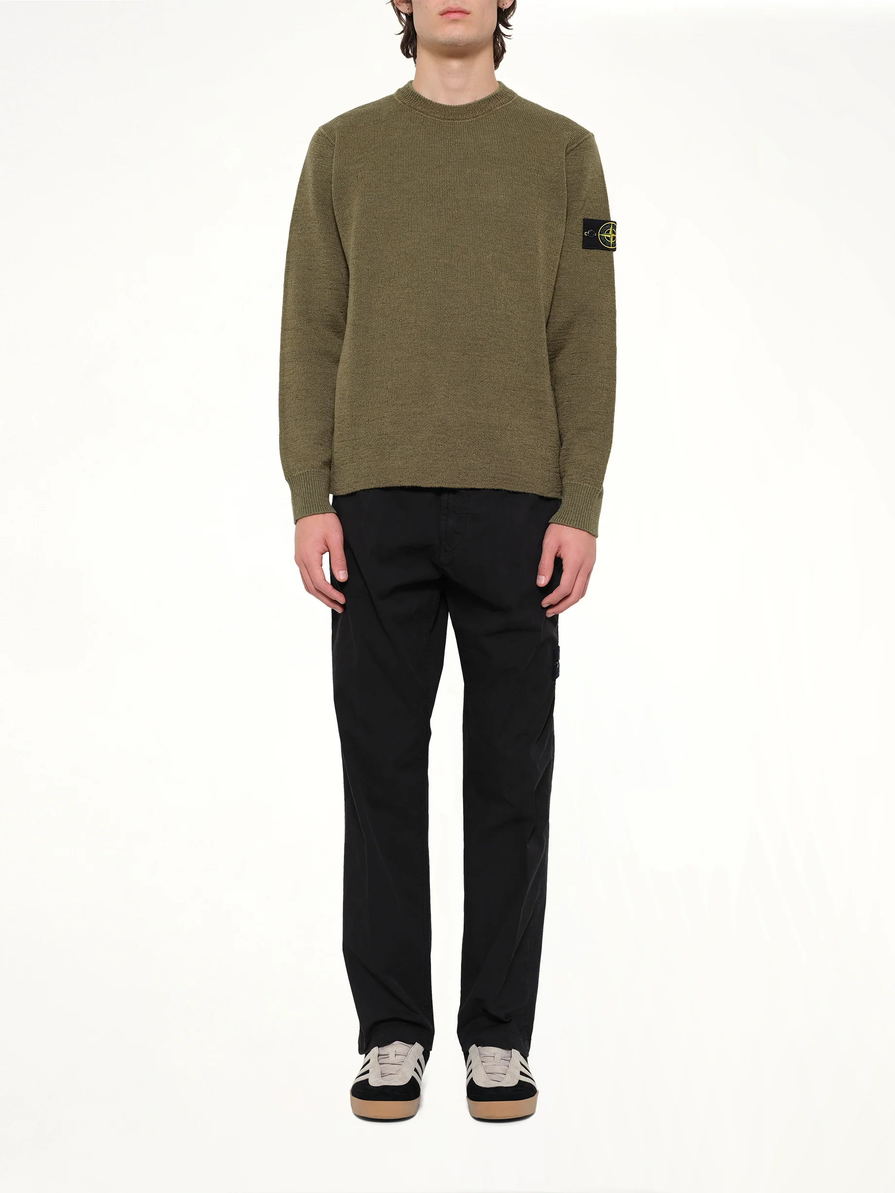 5100015 Crew Neck in Military Green - Image 7