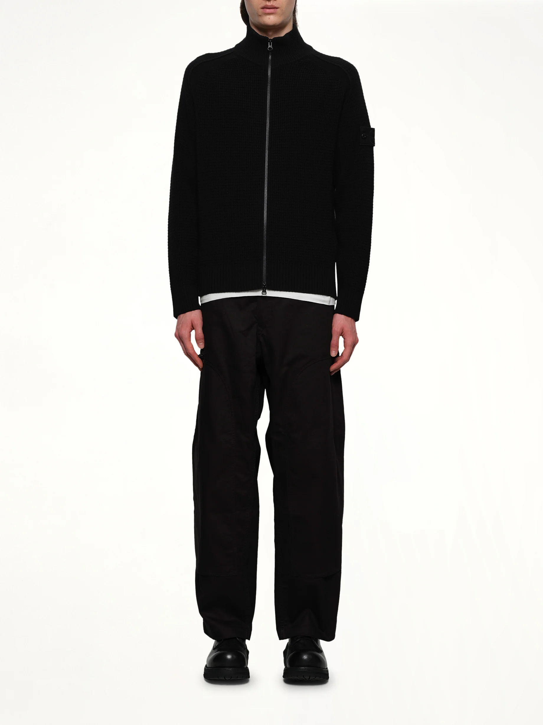 510008 Knit Cardigan in Black - Image 7