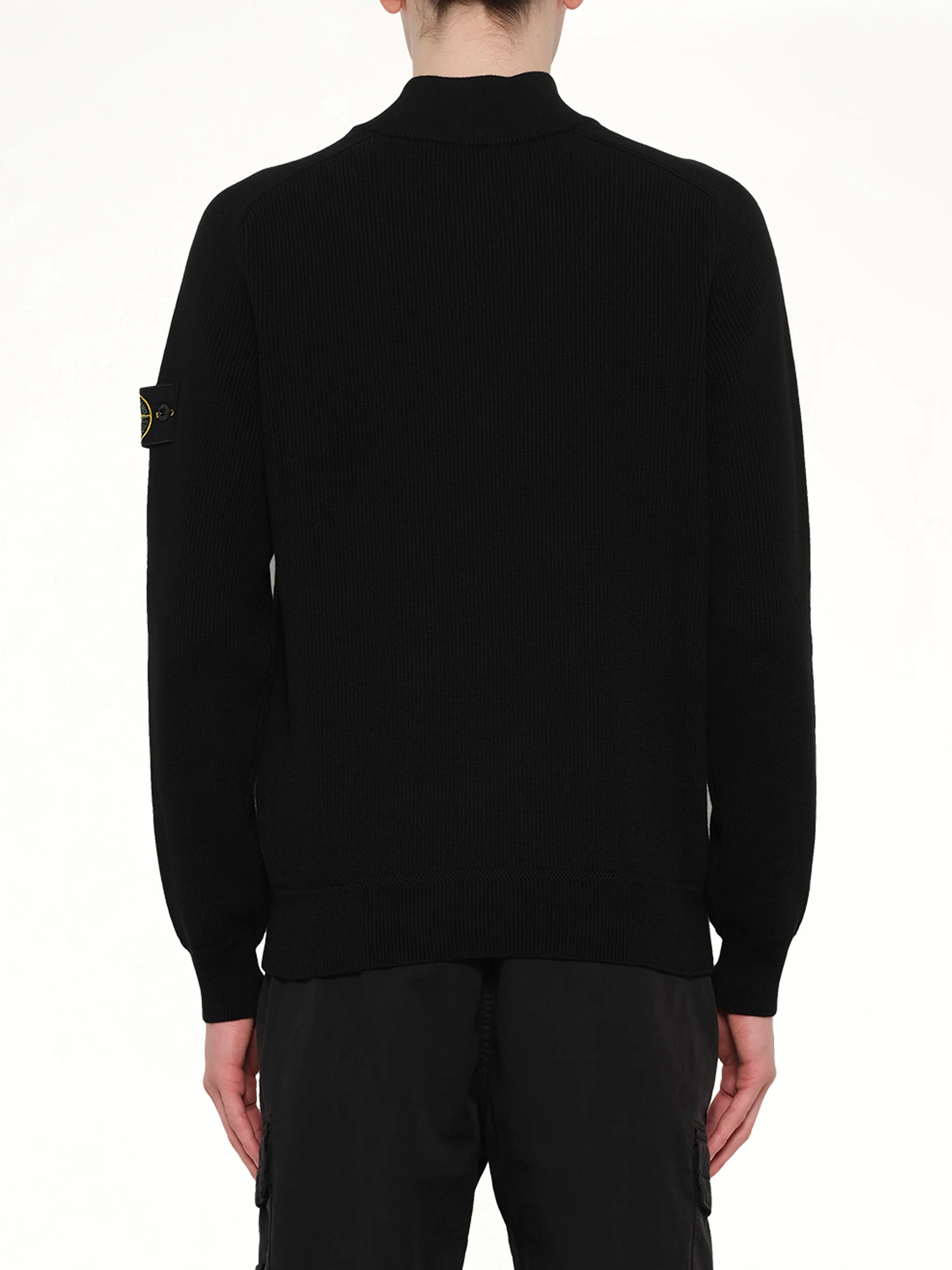 5100124 LS Polo in Black - Image 5