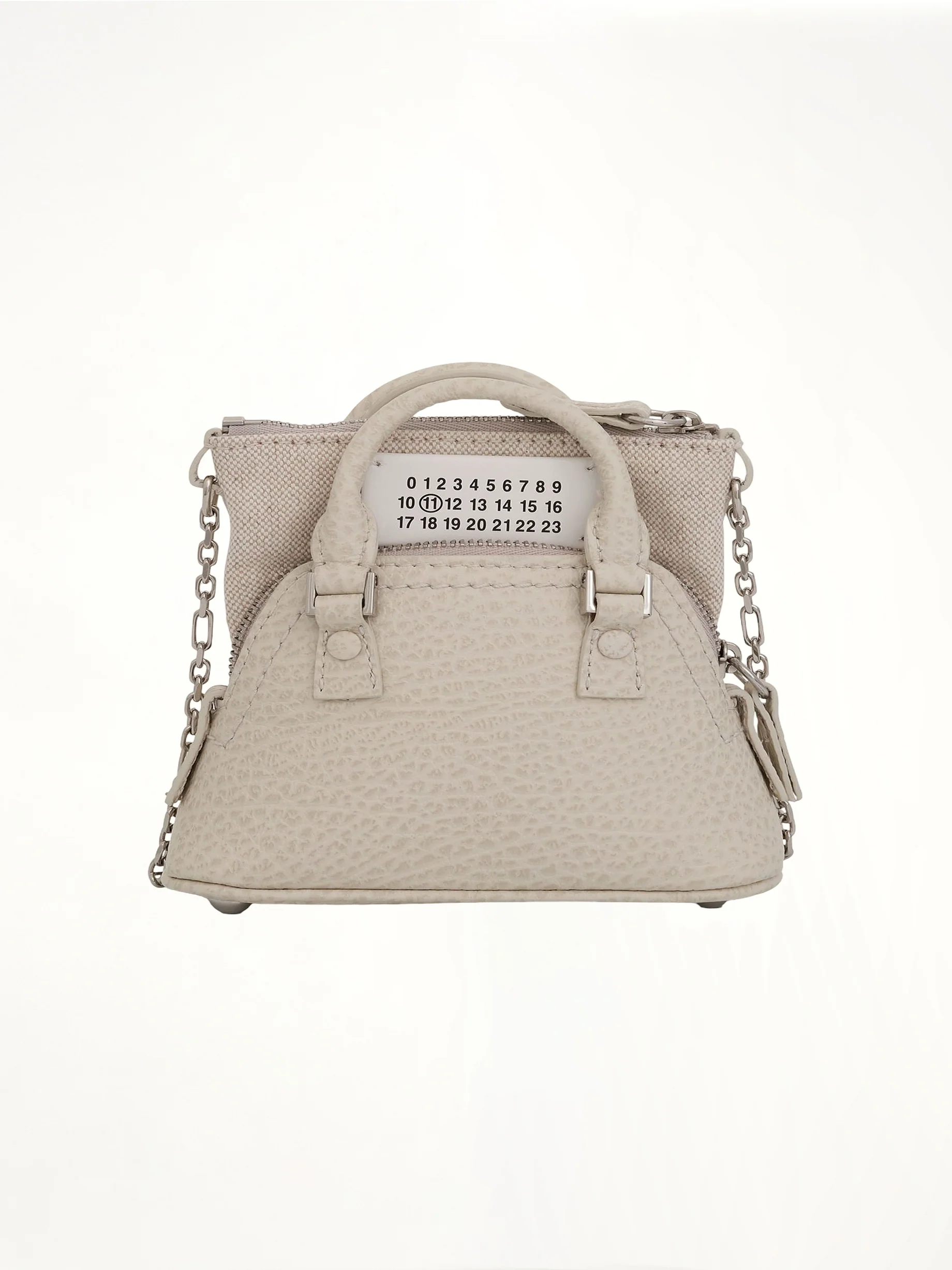 Baby 5AC Leather Bag in Grey