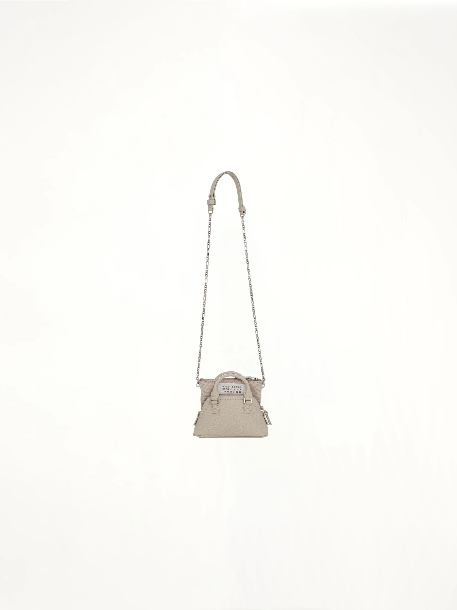 Baby 5AC Leather Bag in Grey - Image 2