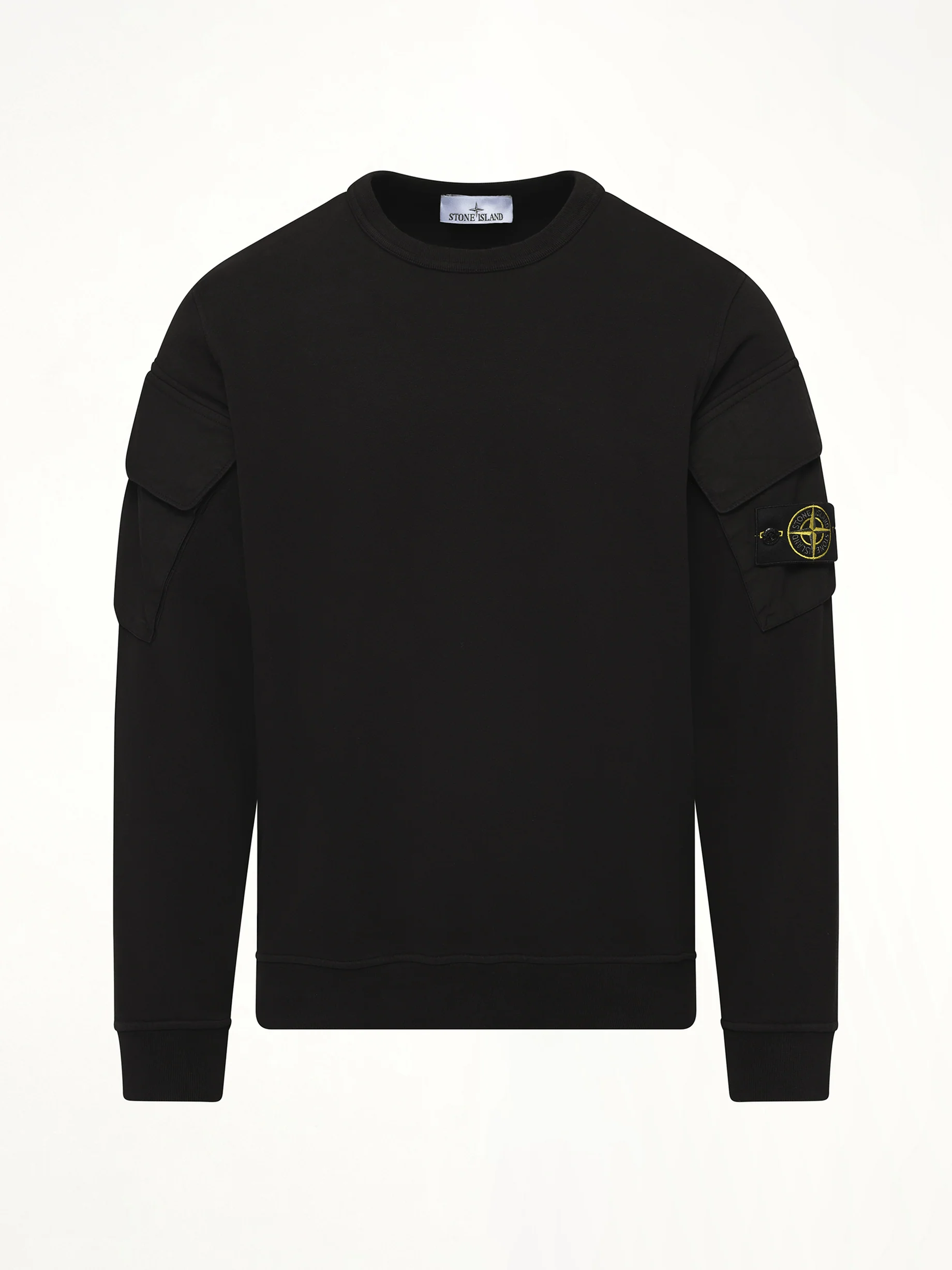 610000 Cotton Fleece Sweatshirt in Black - Image 2