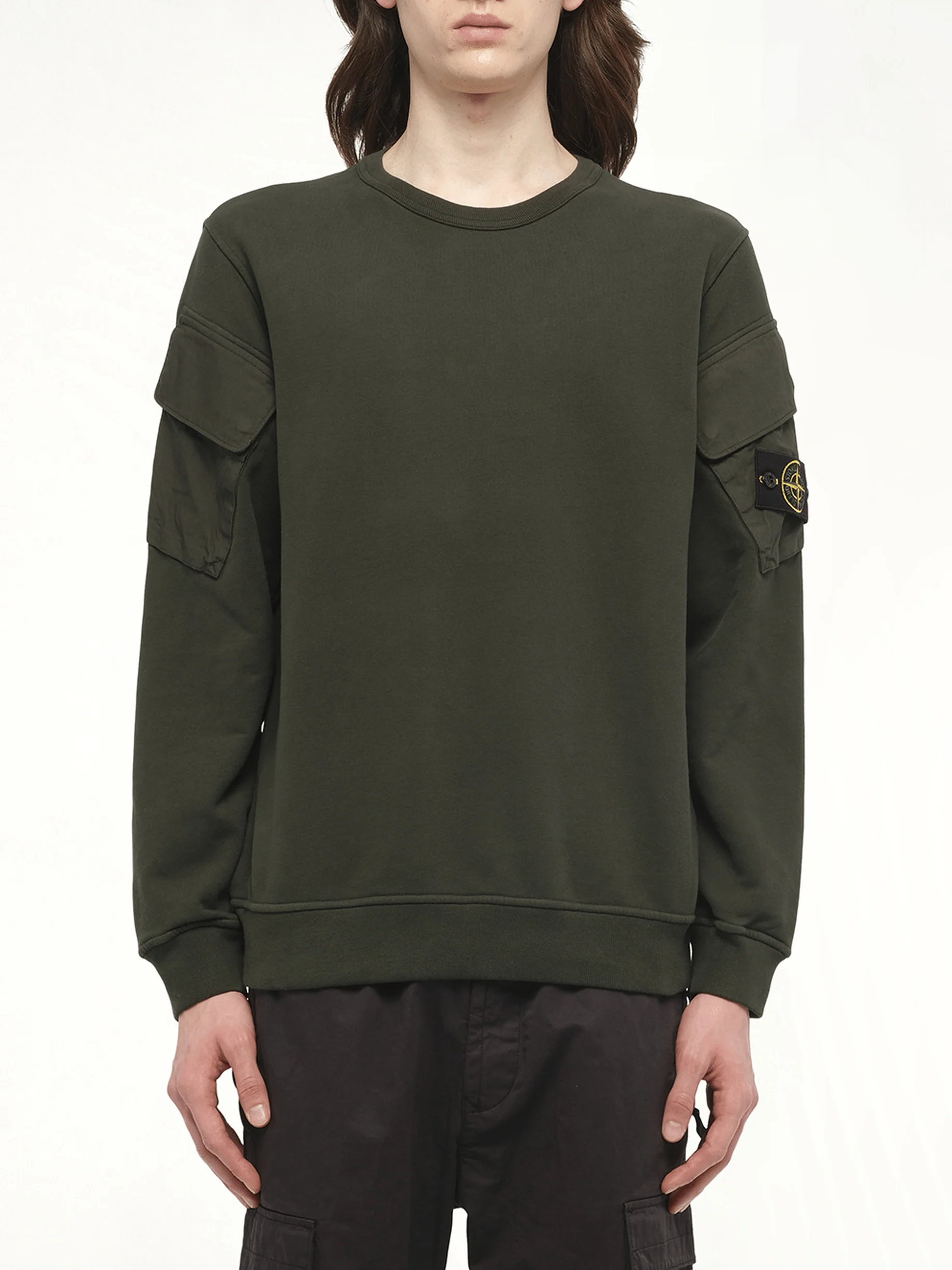 610000 Cotton Fleece Sweatshirt in Juniper