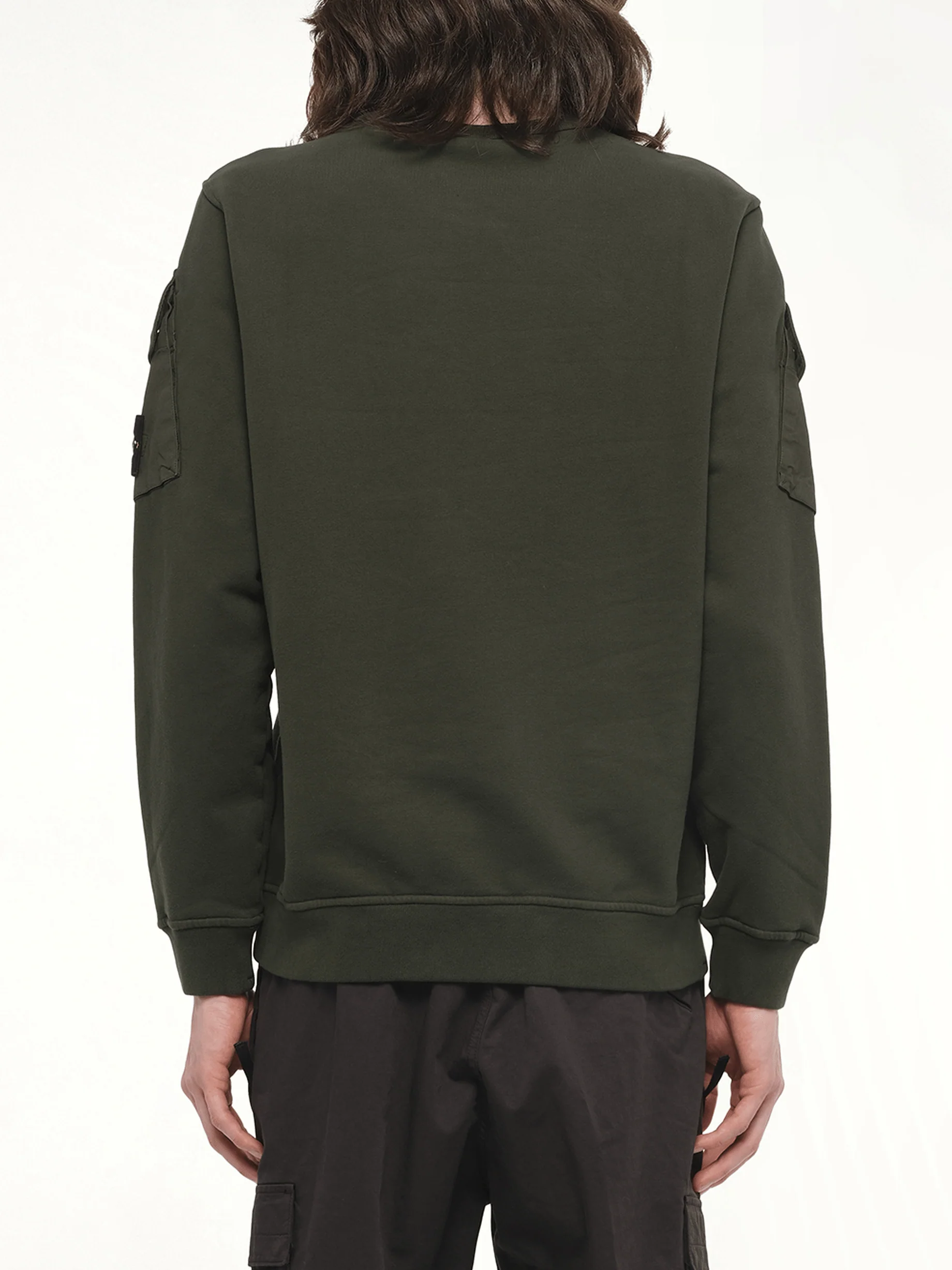 610000 Cotton Fleece Sweatshirt in Juniper - Image 6