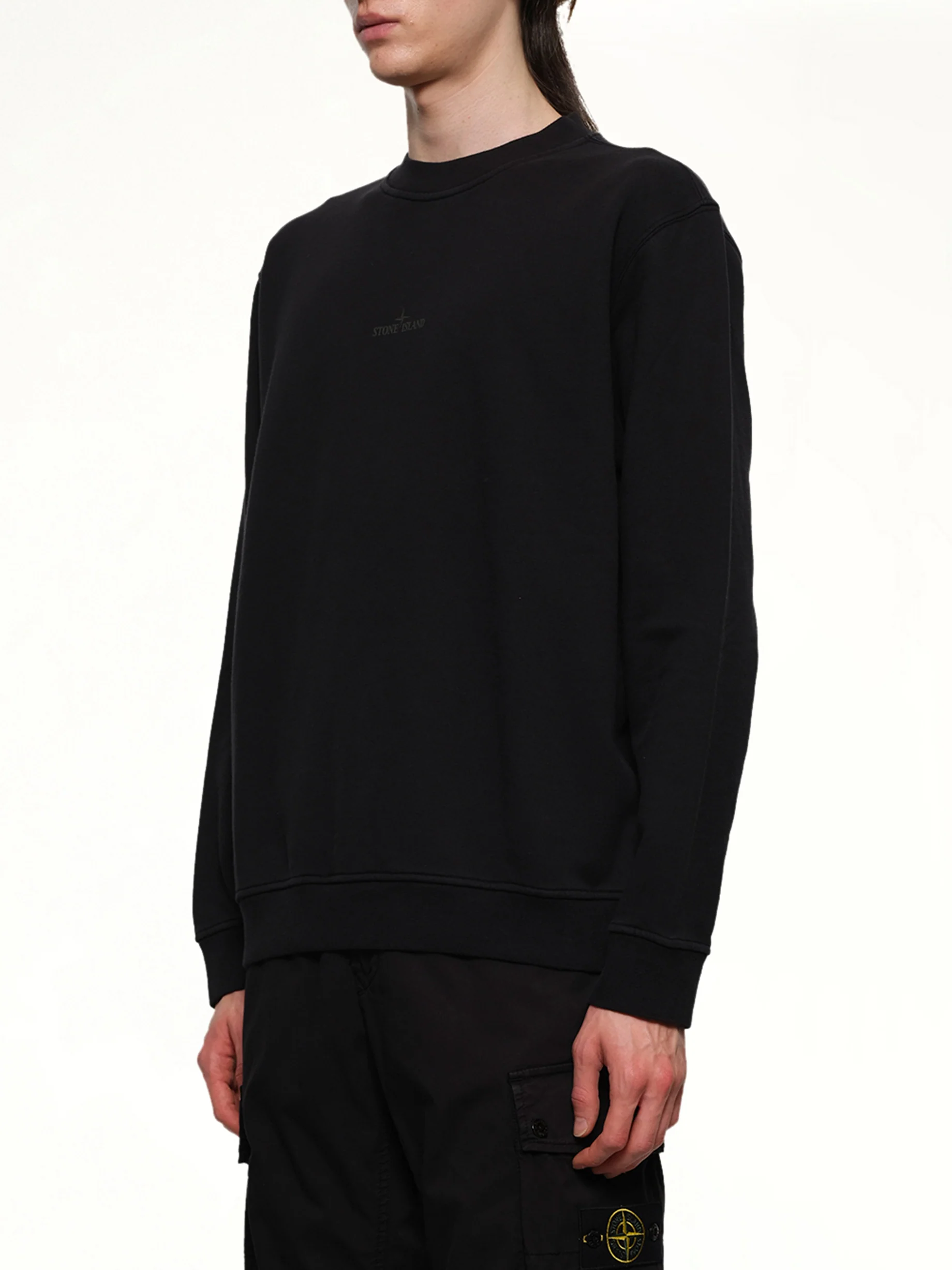 610001 Industrial Four Sweatshirt in Black - Image 3
