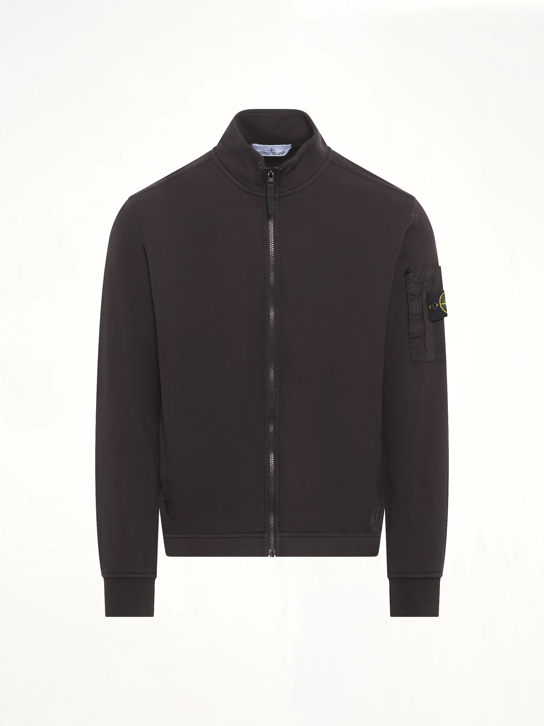6100018 Zip Up Cardigan in Black - Image 2