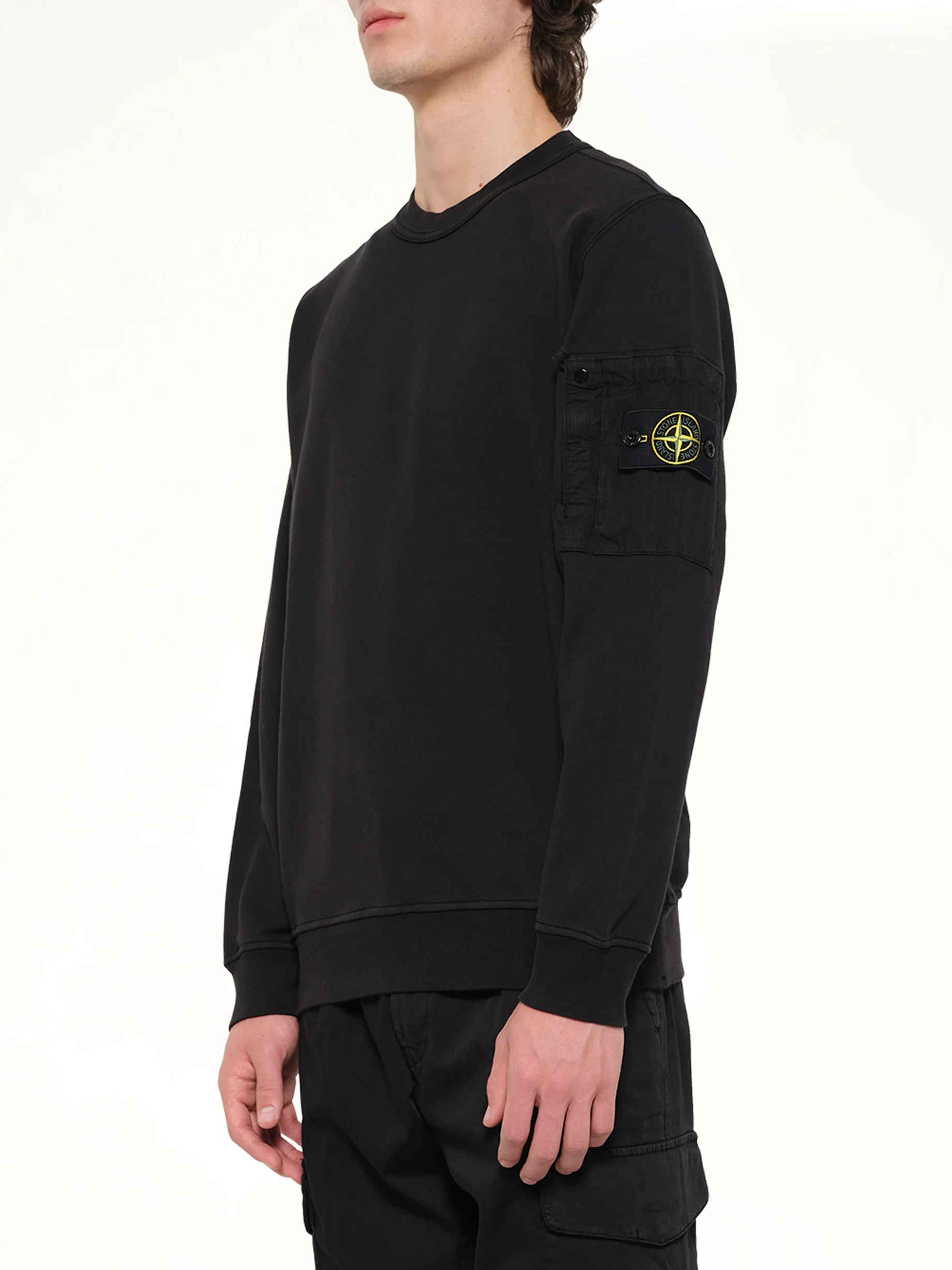 6100019 Sweatshirt in Black - Image 3
