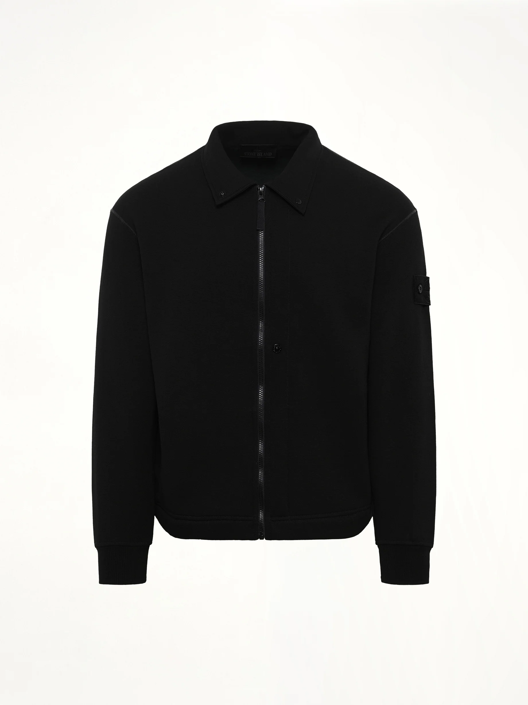 610005 Ghost Zip Up Cardigan in Black - Image 2