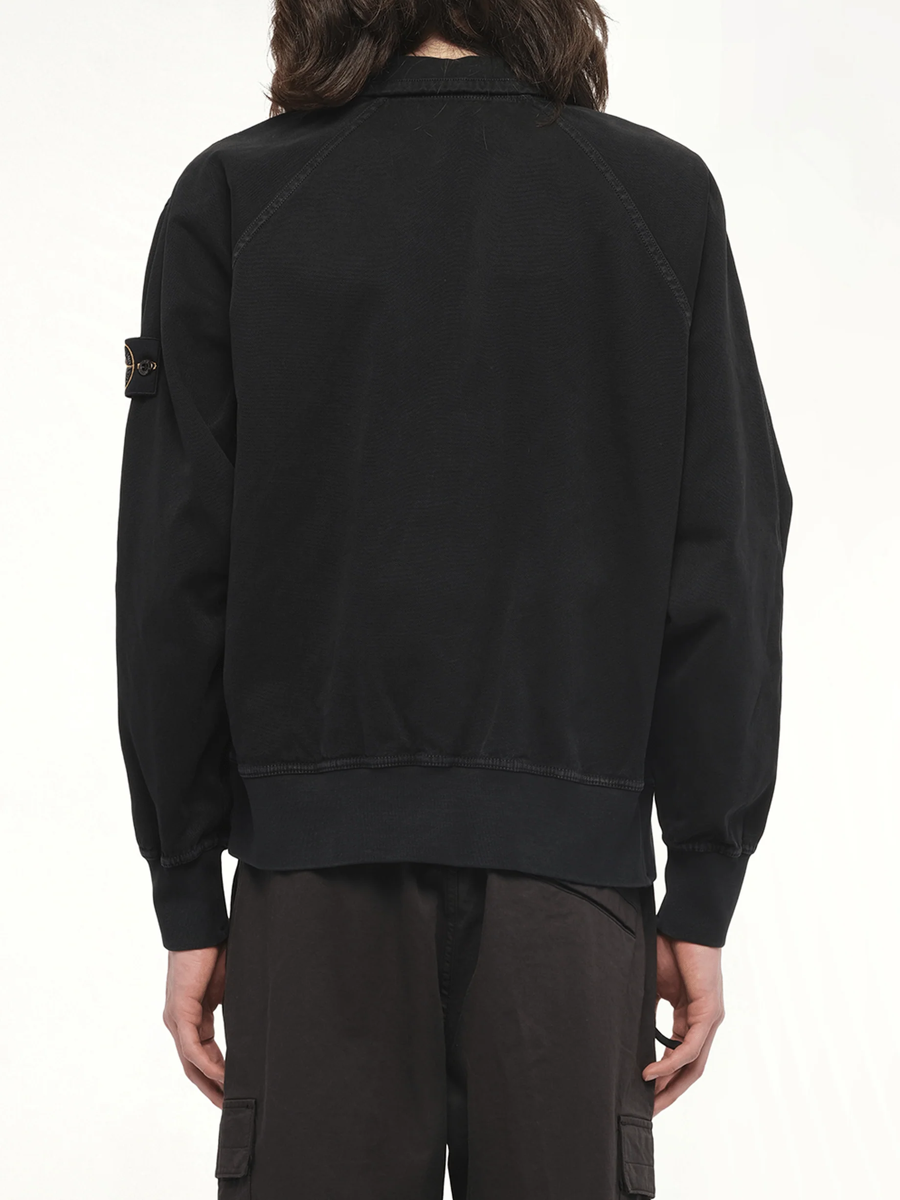 610005 Giubbotto Zip Up Cardigan in Black - Image 6