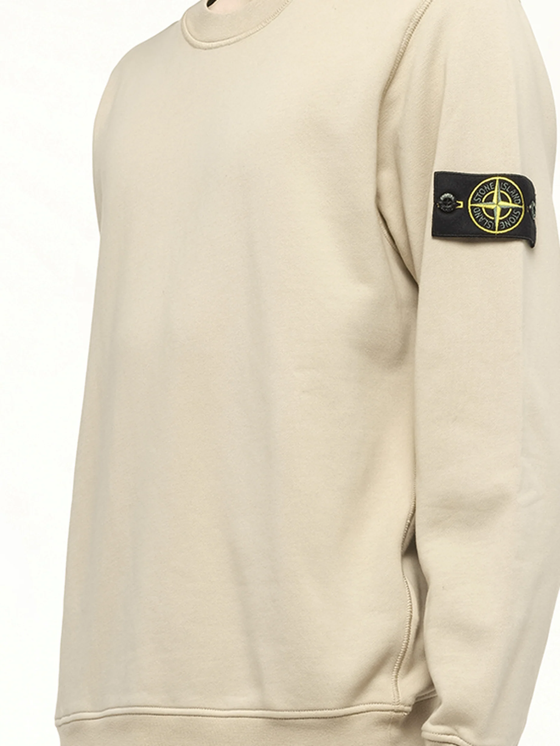 610006 Cotton Fleece Sweatshirt in Desert - Image 3