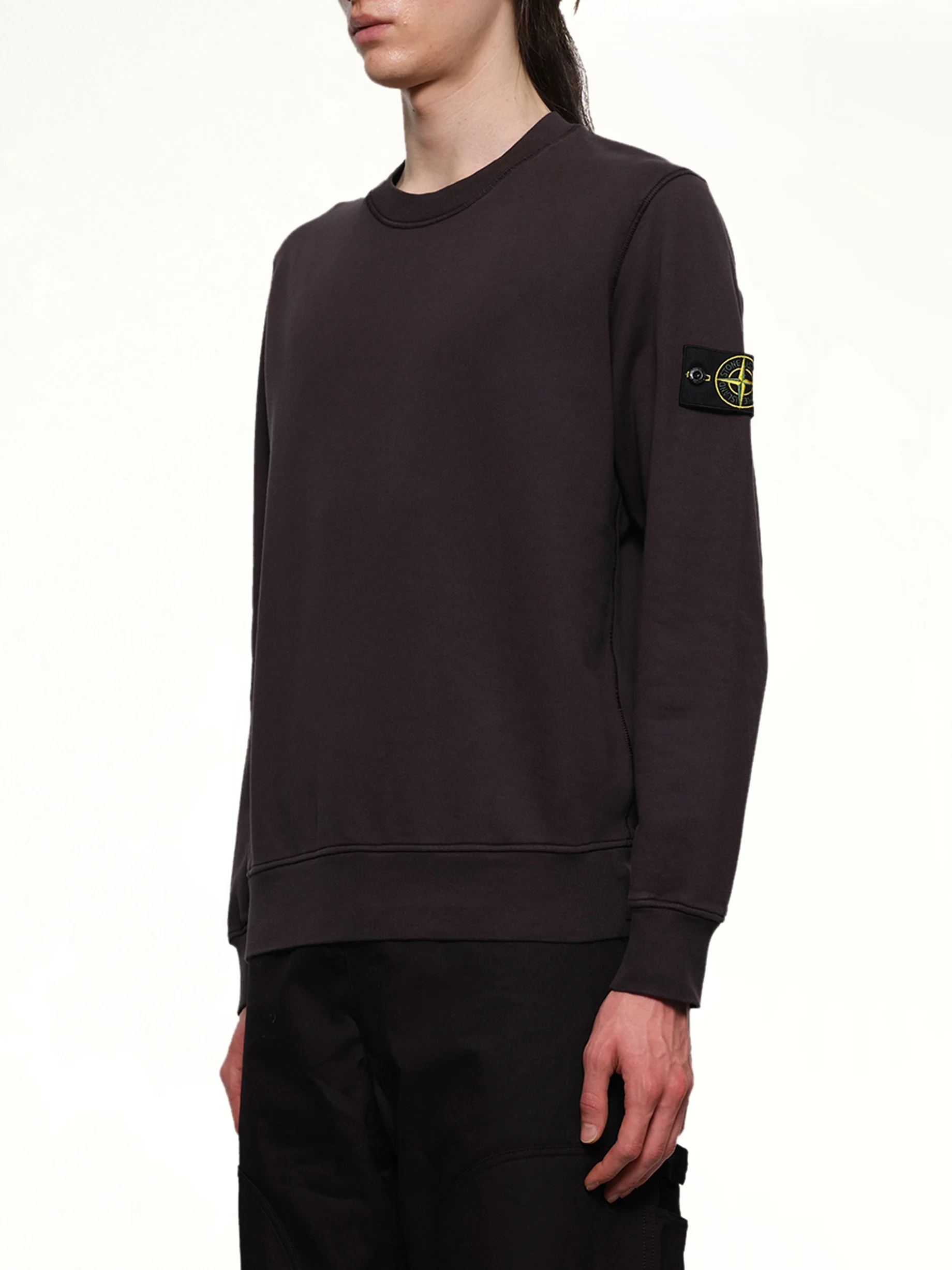 610006 Crewneck Sweatshirt in Charcoal - Image 3
