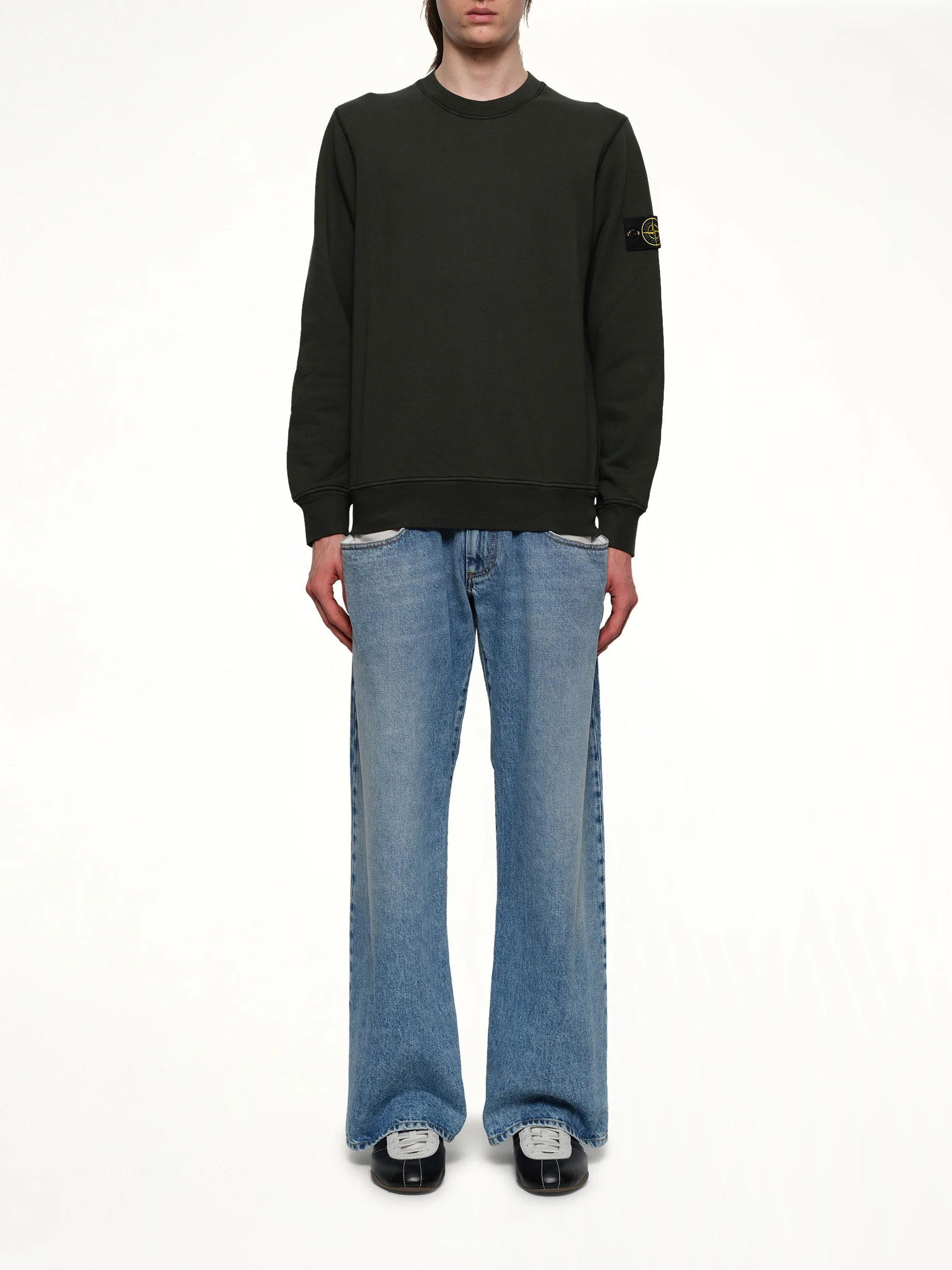 610006 Crewneck Sweatshirt in Juniper - Image 7