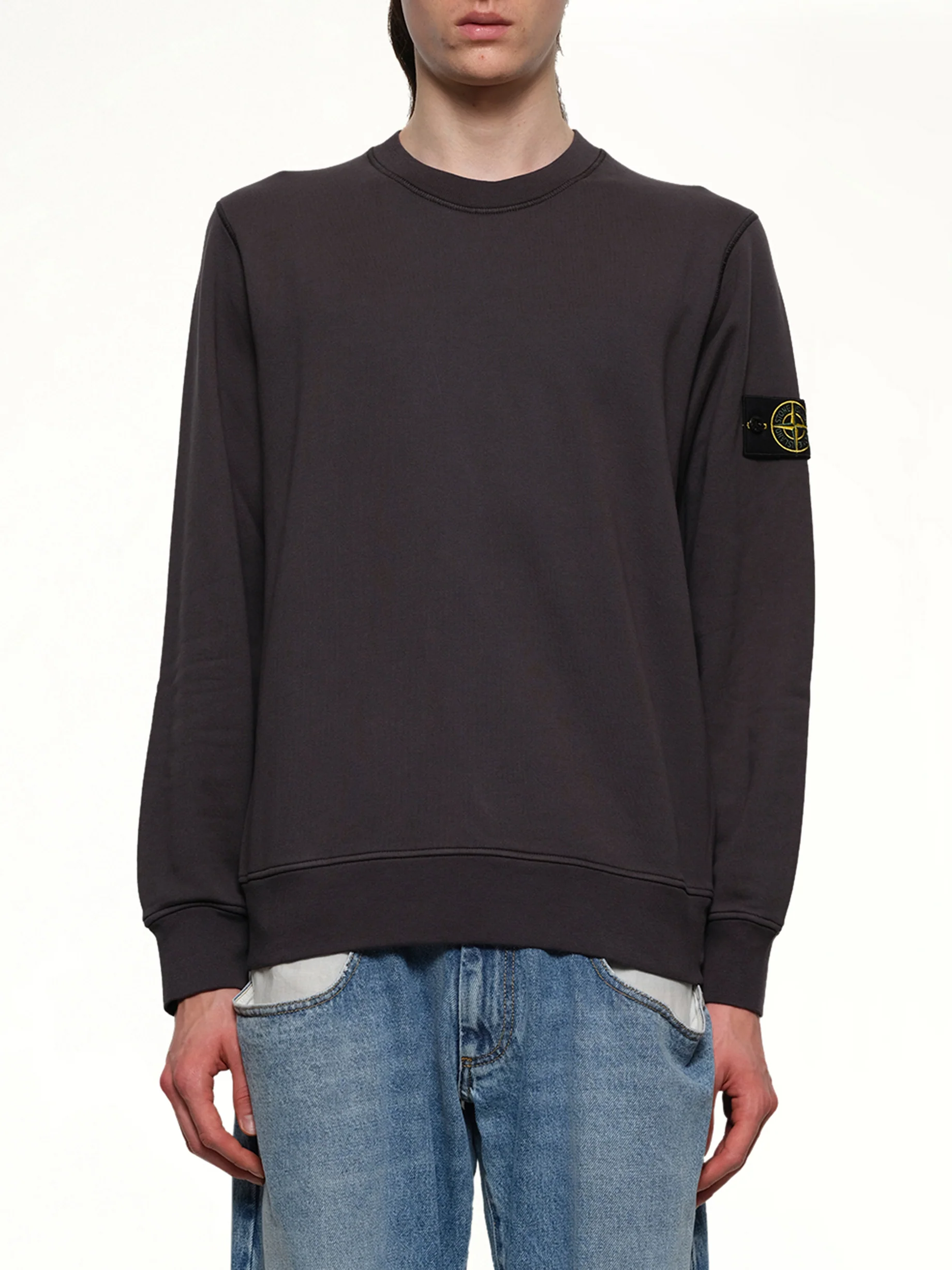 610006 Crewneck Sweatshirt in Lead Grey