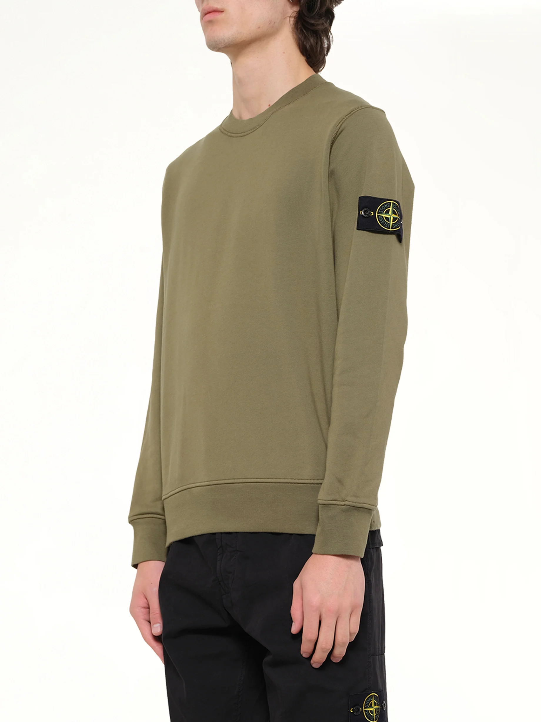 6100060 Sweatshirt in Military Green - Image 3