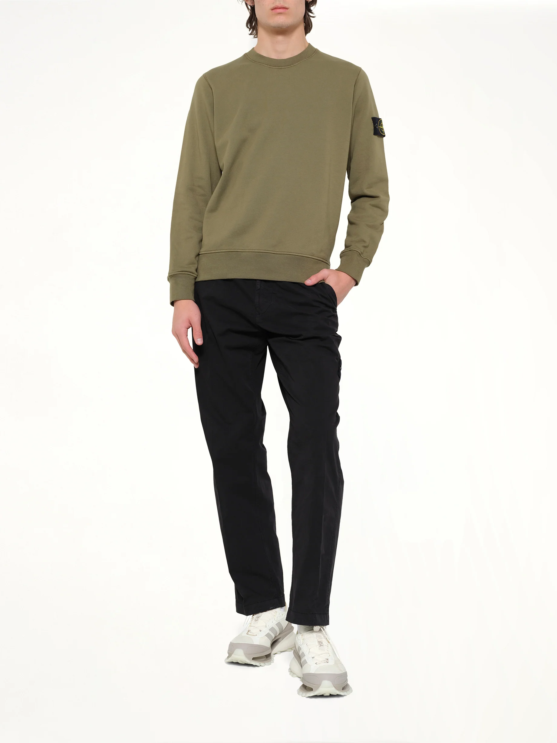 6100060 Sweatshirt in Military Green - Image 4