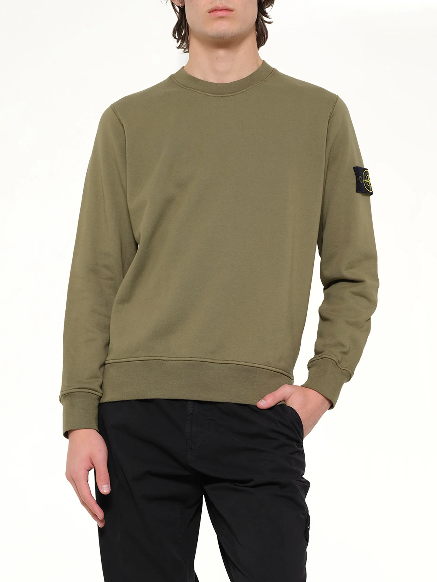 6100060 Sweatshirt in Military Green - Image 6