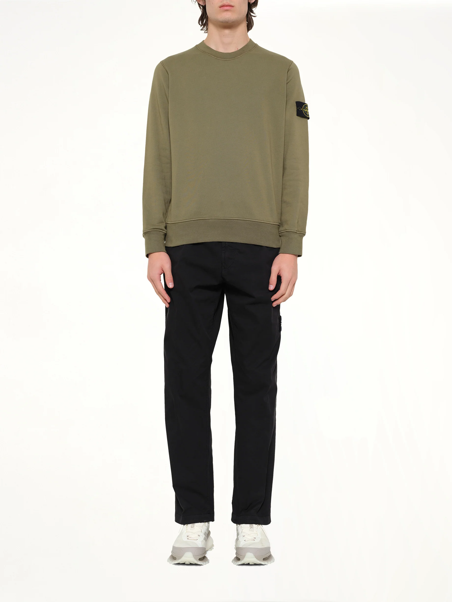 6100060 Sweatshirt in Military Green - Image 7