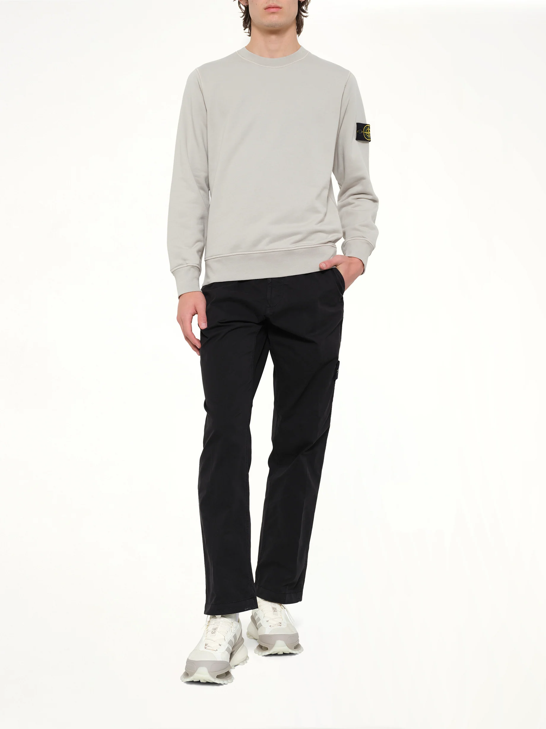 6100060 Sweatshirt in Pearl Grey - Image 4