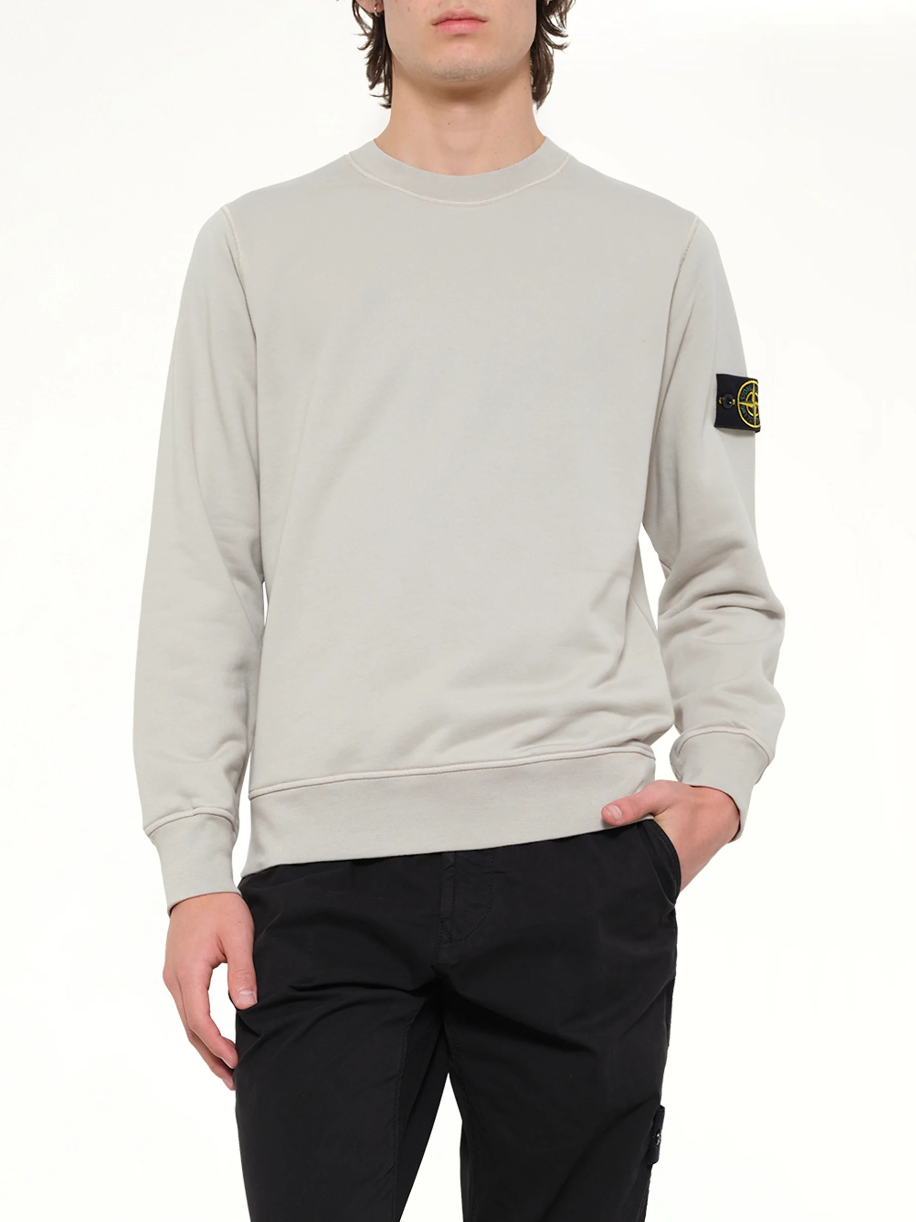 6100060 Sweatshirt in Pearl Grey - Image 6