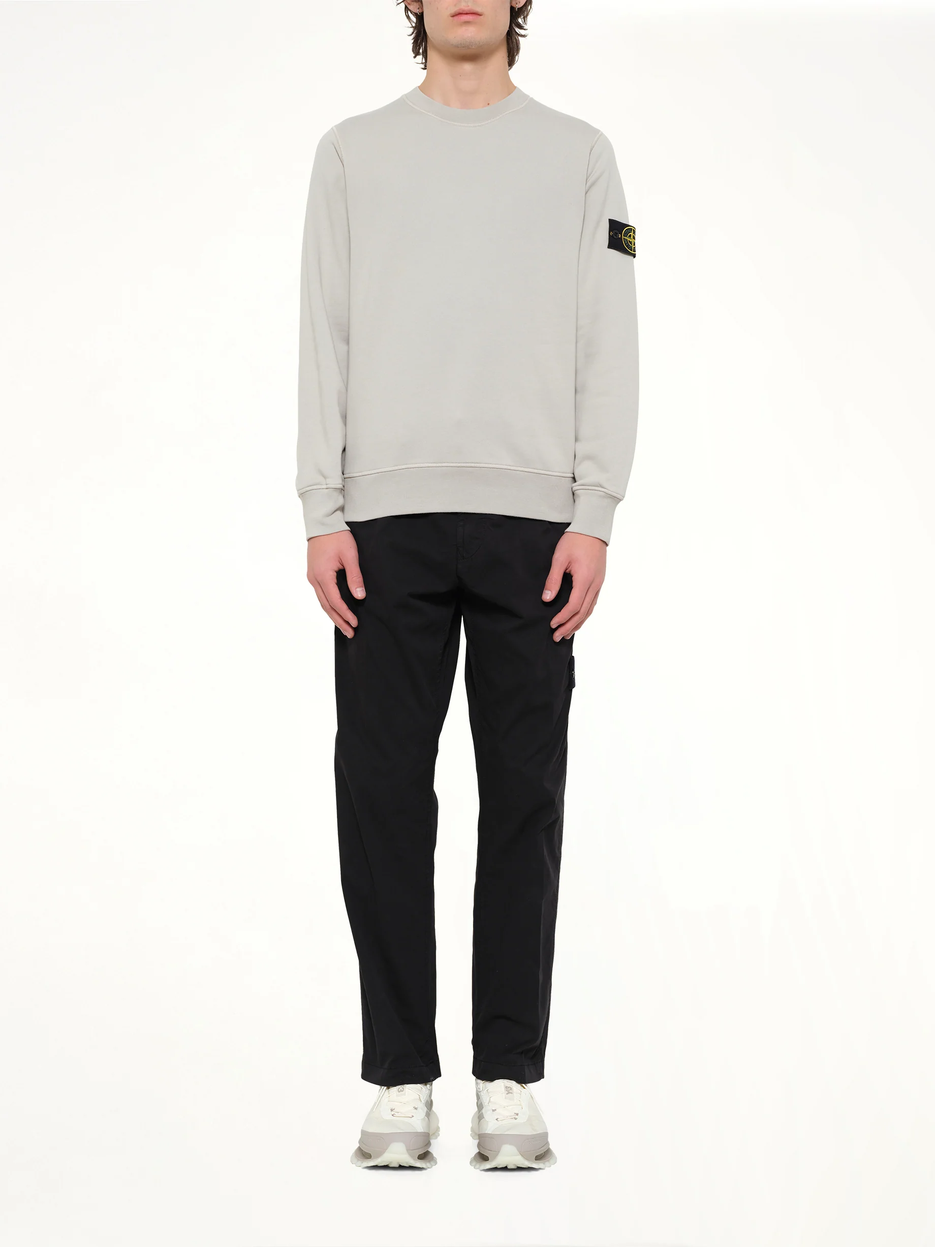 6100060 Sweatshirt in Pearl Grey - Image 7