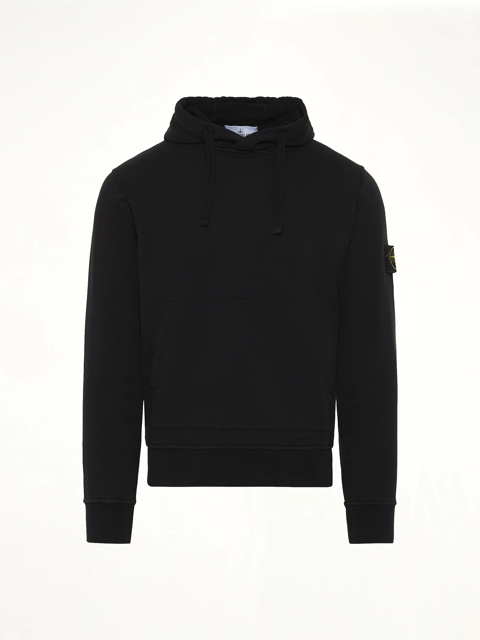 6100062 Cotton Fleece Hoodie in Black - Image 2