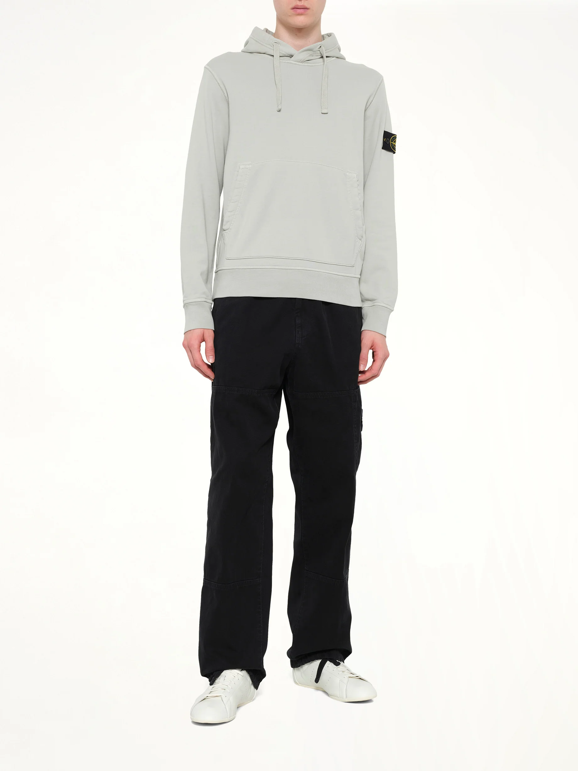6100062 Hoodie Sweater in Pearl Grey - Image 4