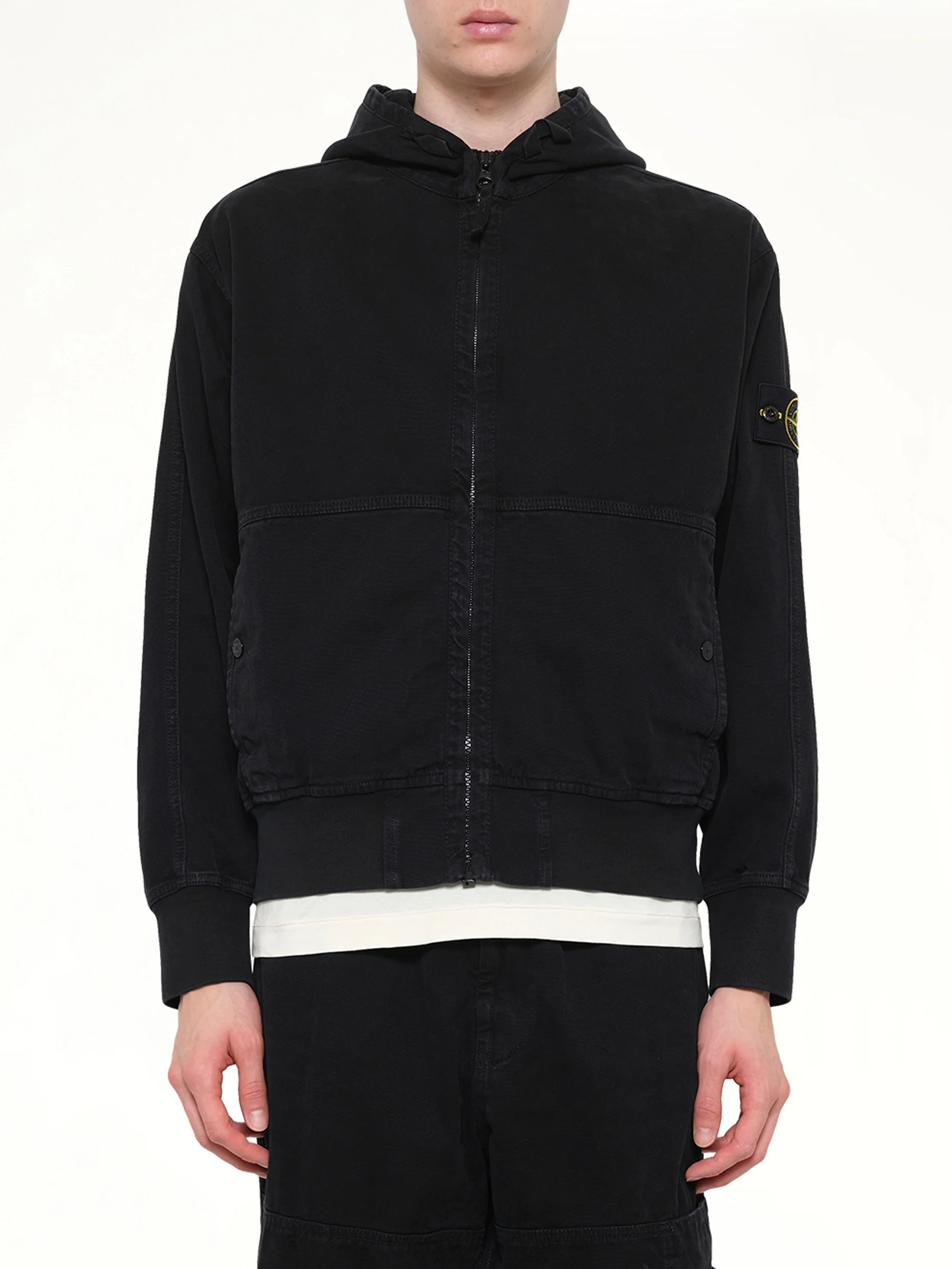 6100068 Hoodie Sweater in Black