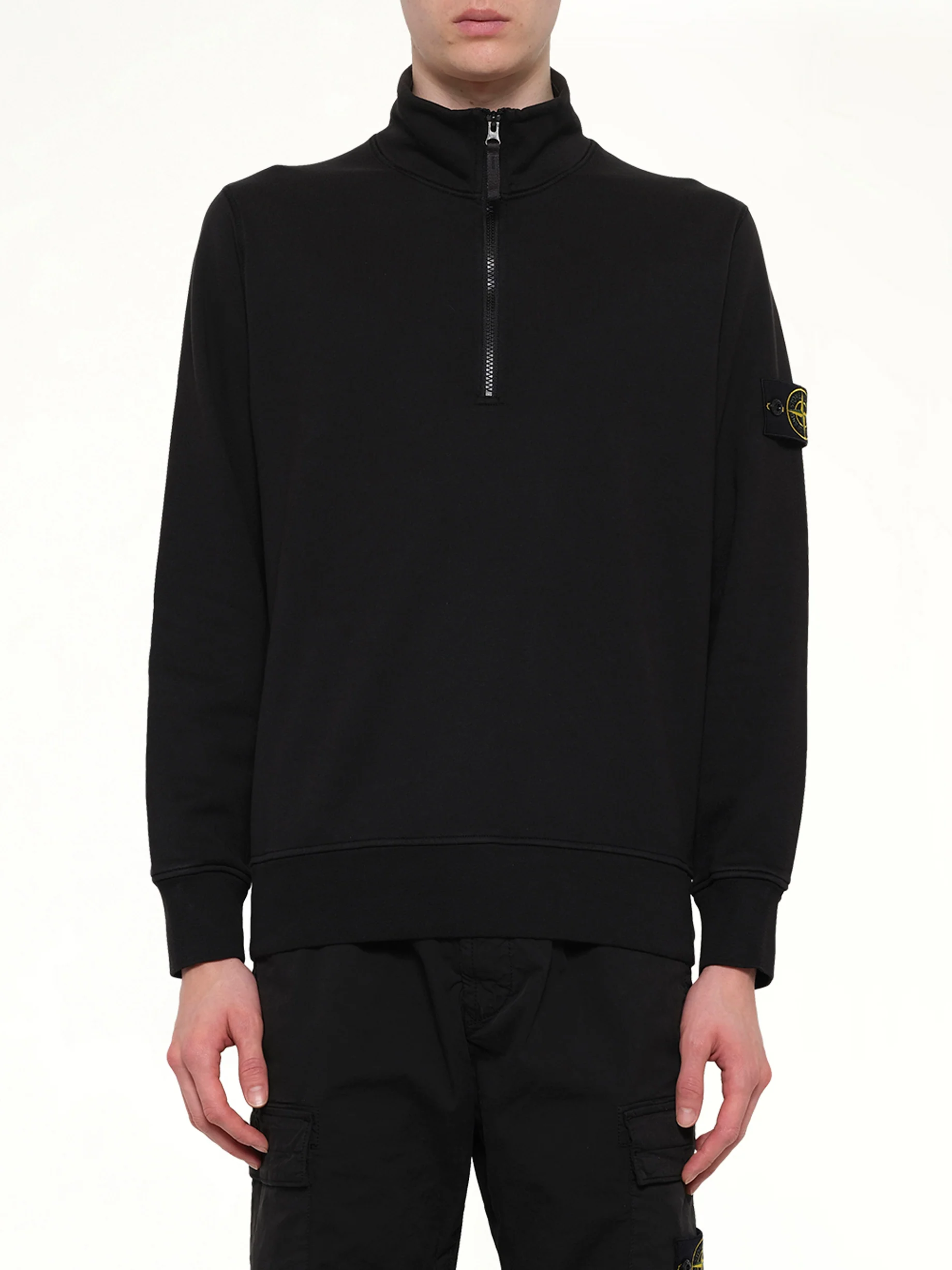 6100070 LS Polo in Black